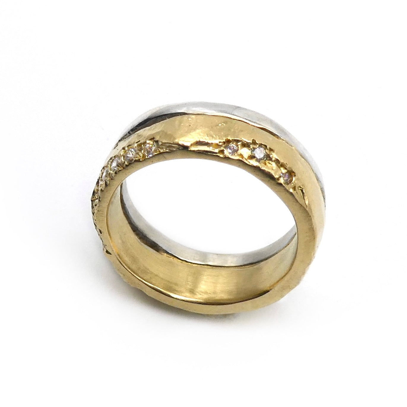 REVERSE BOND STONES RING — Enri Mars