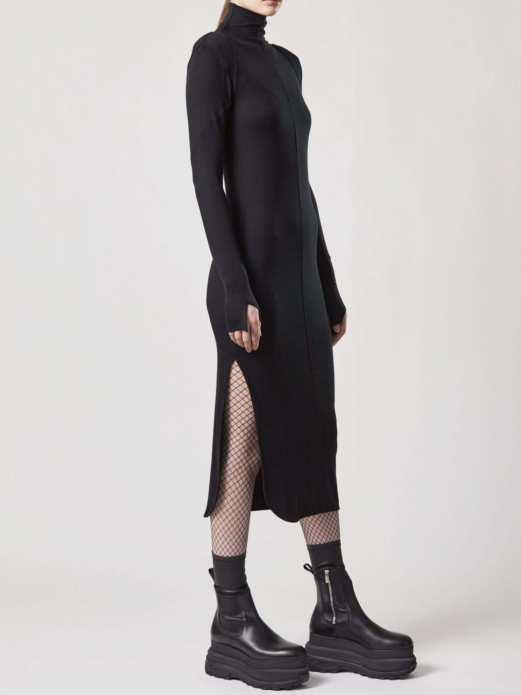 Roll neck dress - INN7