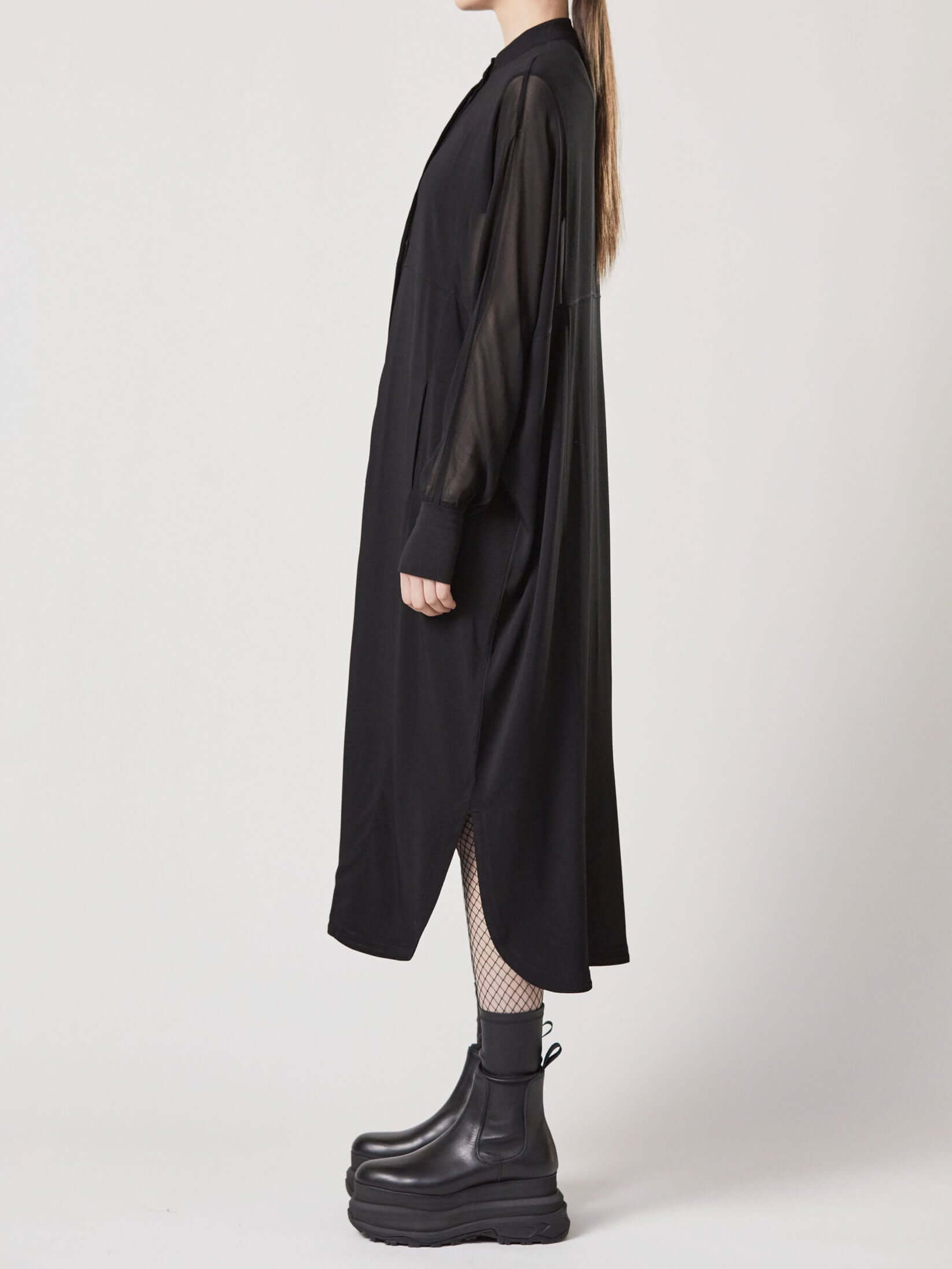Round neck long dress - INN7