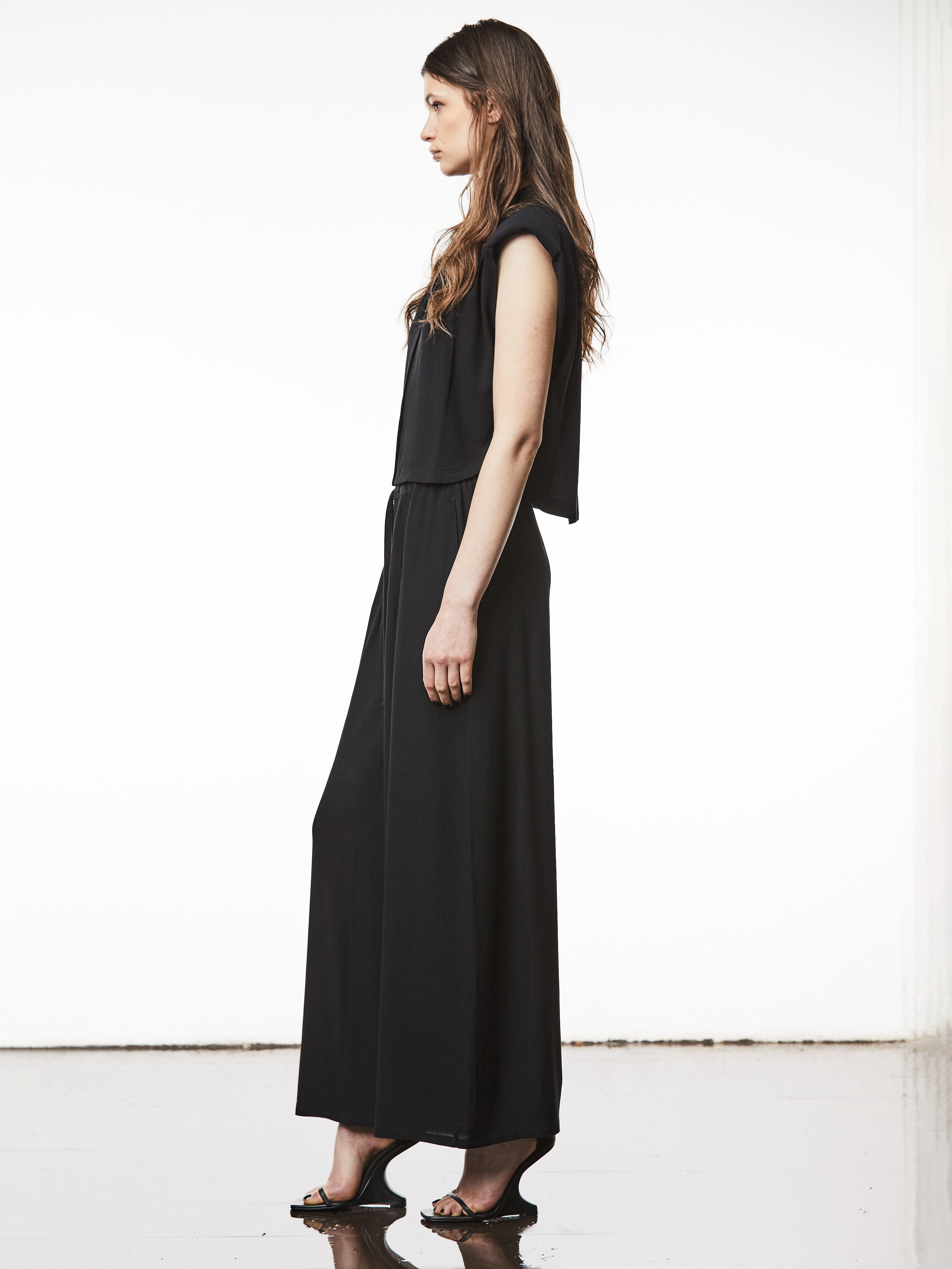 Gathered Viscose Blouse - INN7