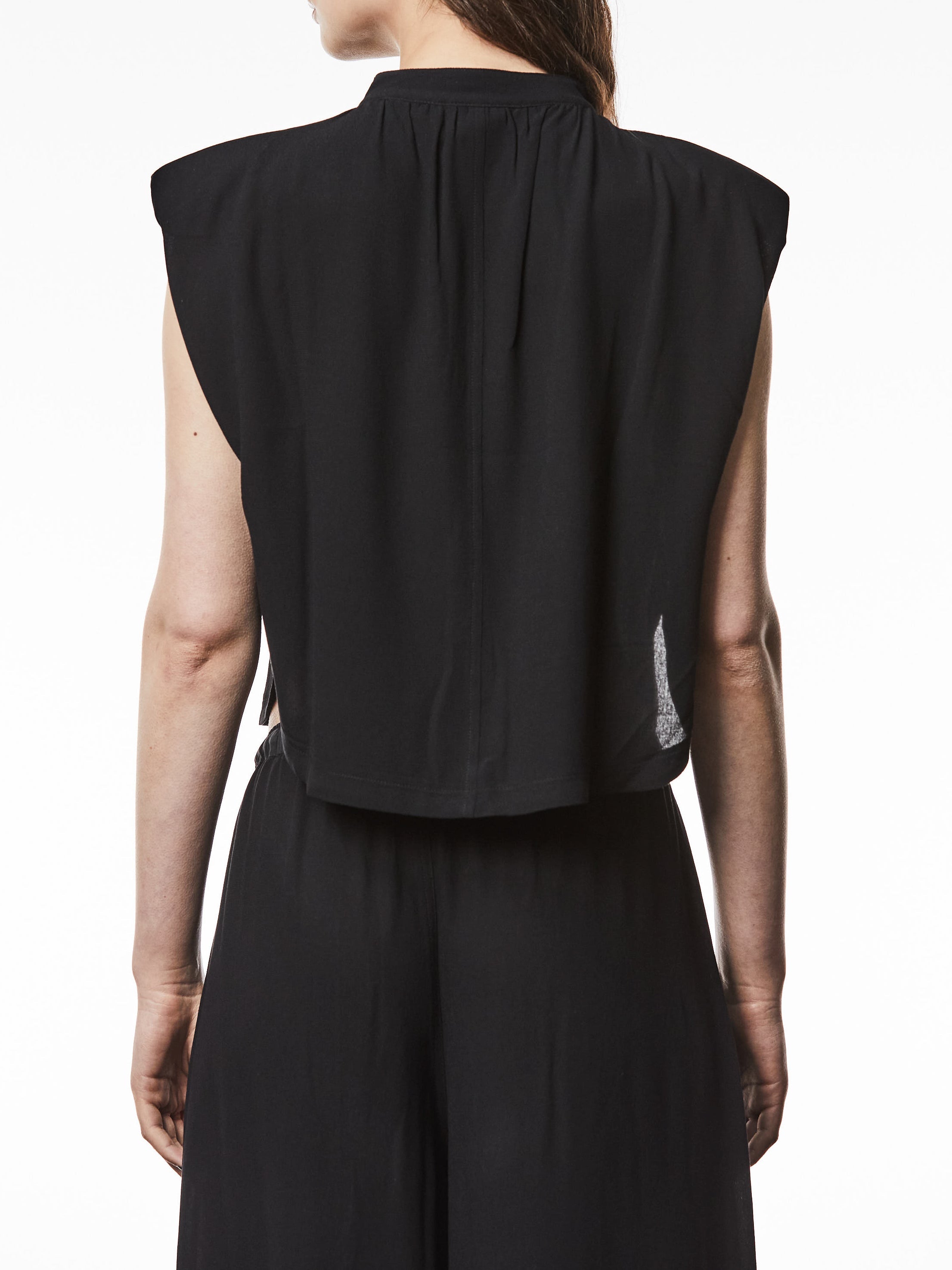 Gathered Viscose Blouse - INN7