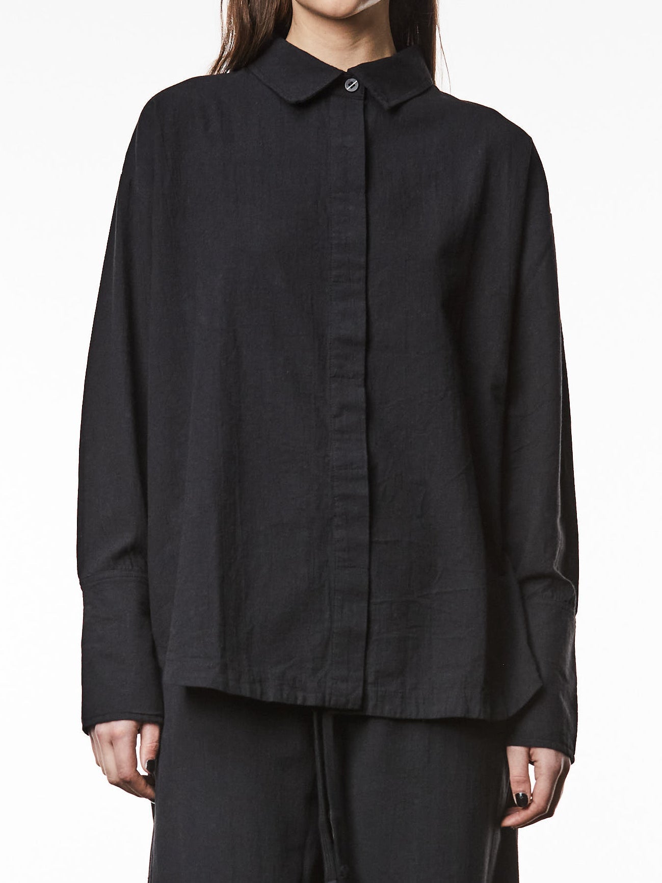Oversized Linen Long Shirt - INN7