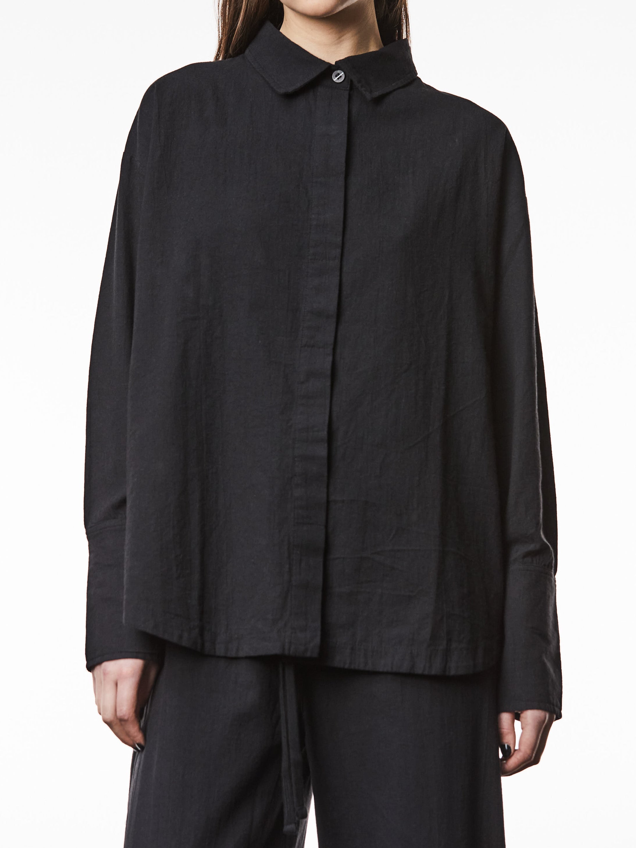 Oversized Linen Long Shirt - INN7