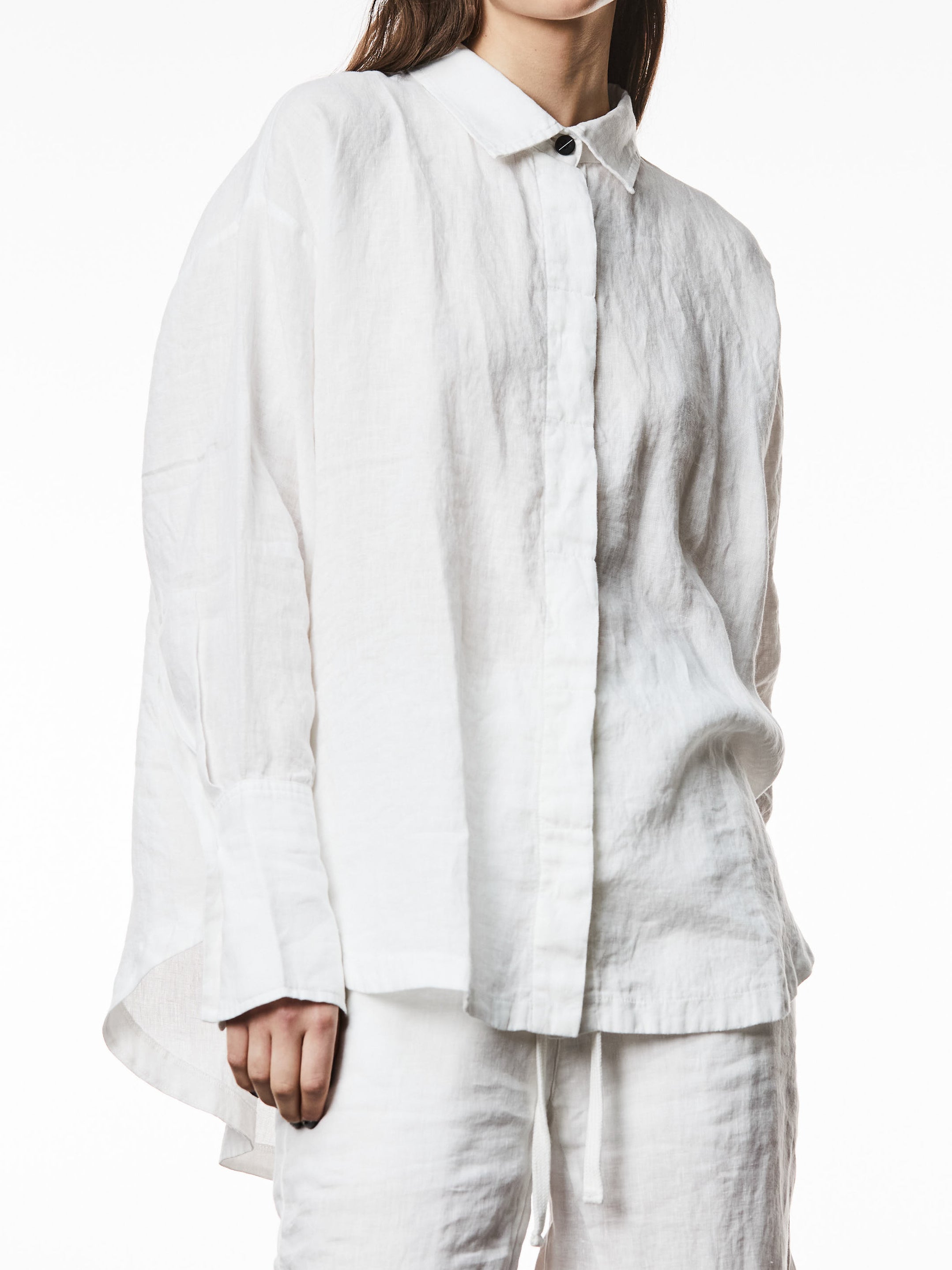 Oversized Linen Long Shirt - INN7