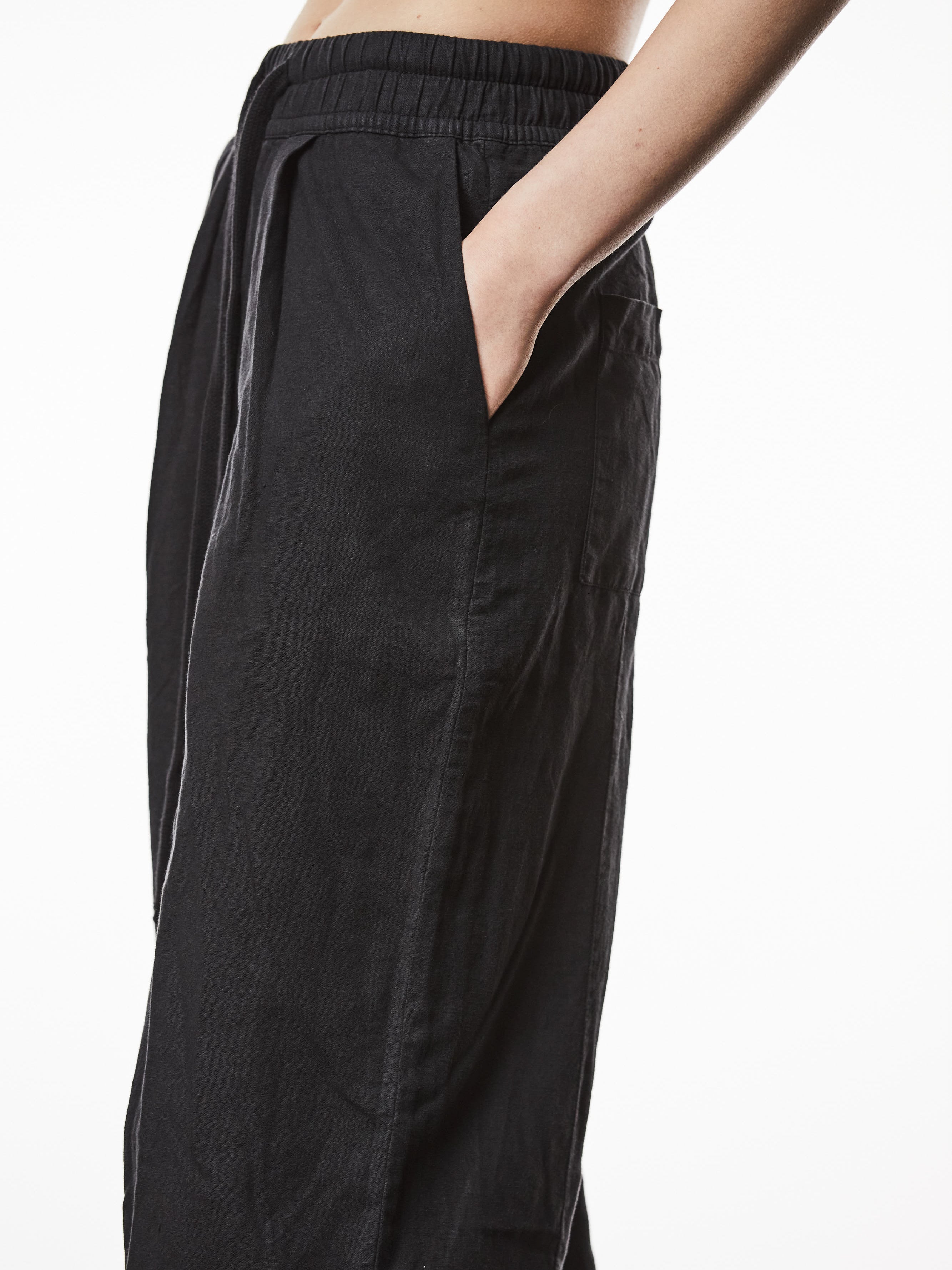 Wide-Leg Linen Trousers - INN7