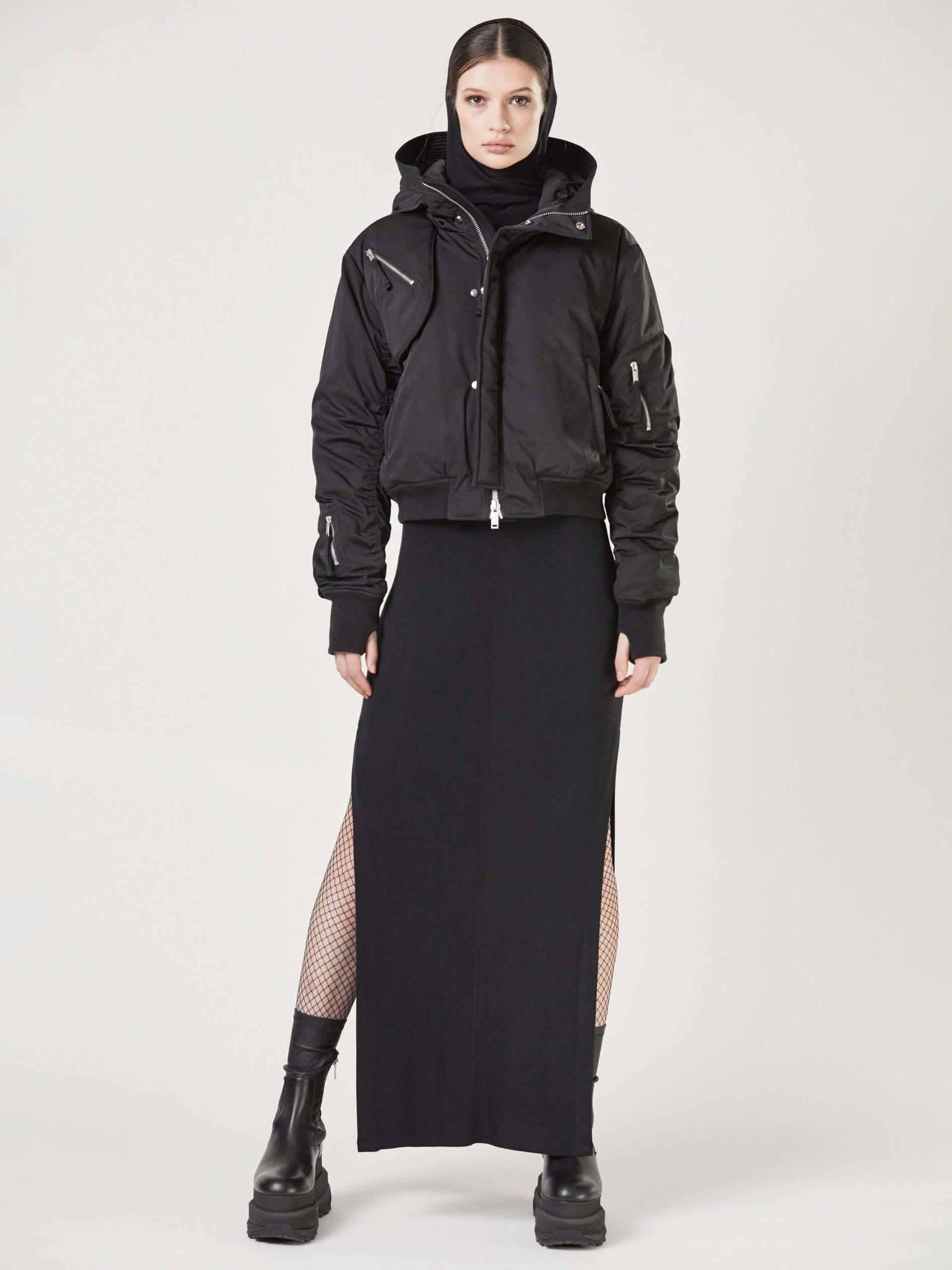 High waist long skirt - INN7