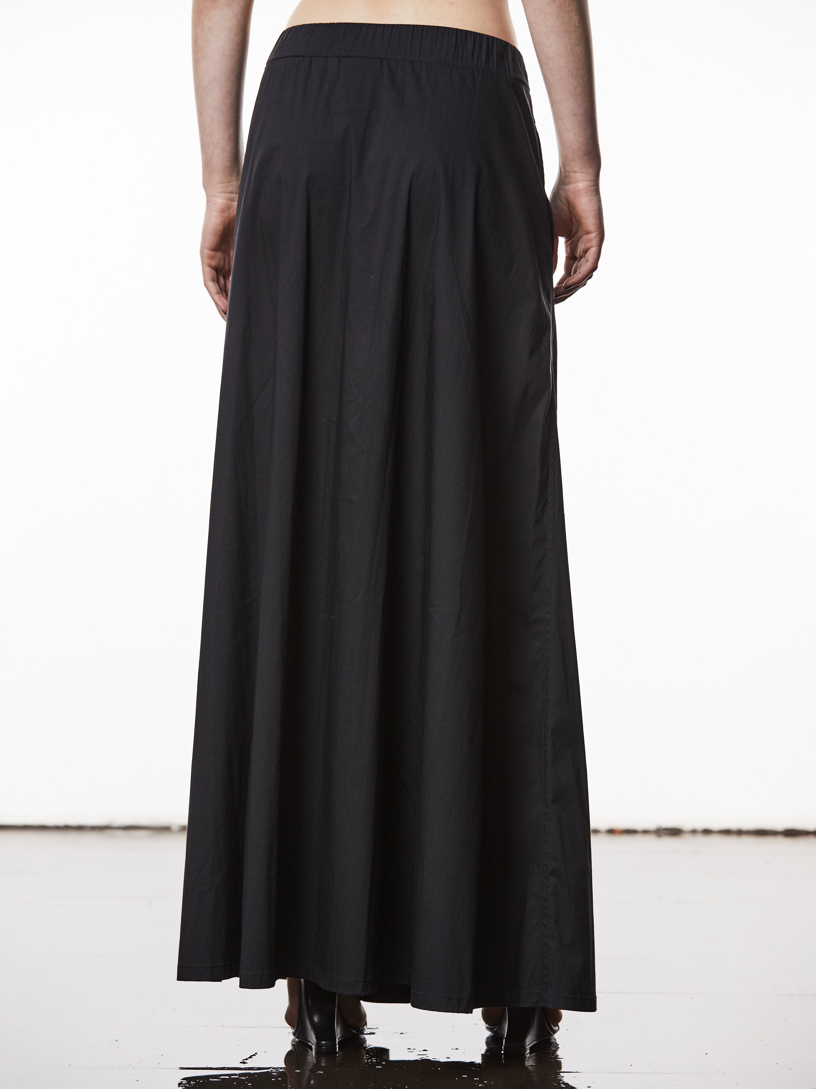 Cotton Blend Maxi Skirt - INN7