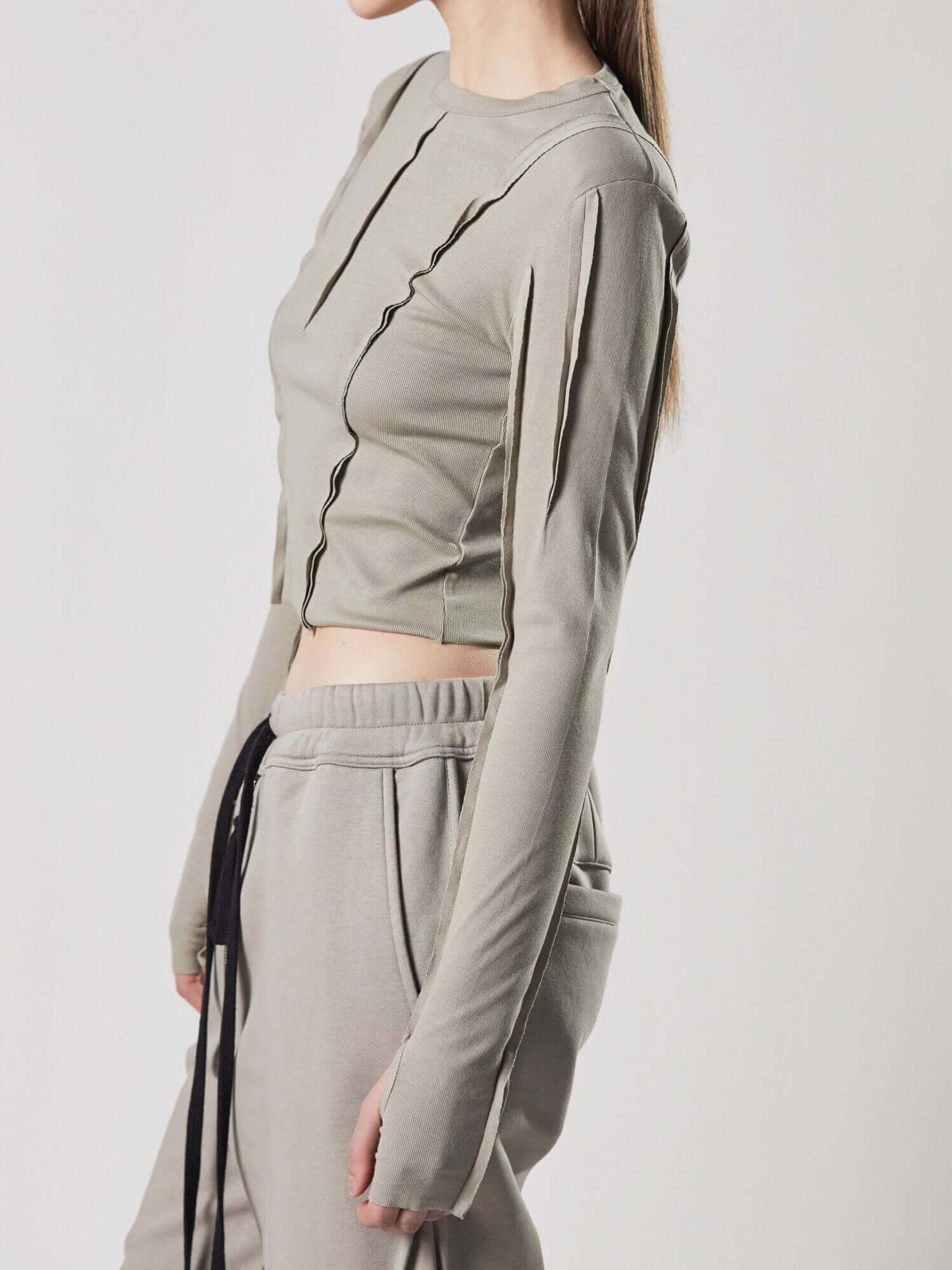 Cropped round neck T shirt - INN7