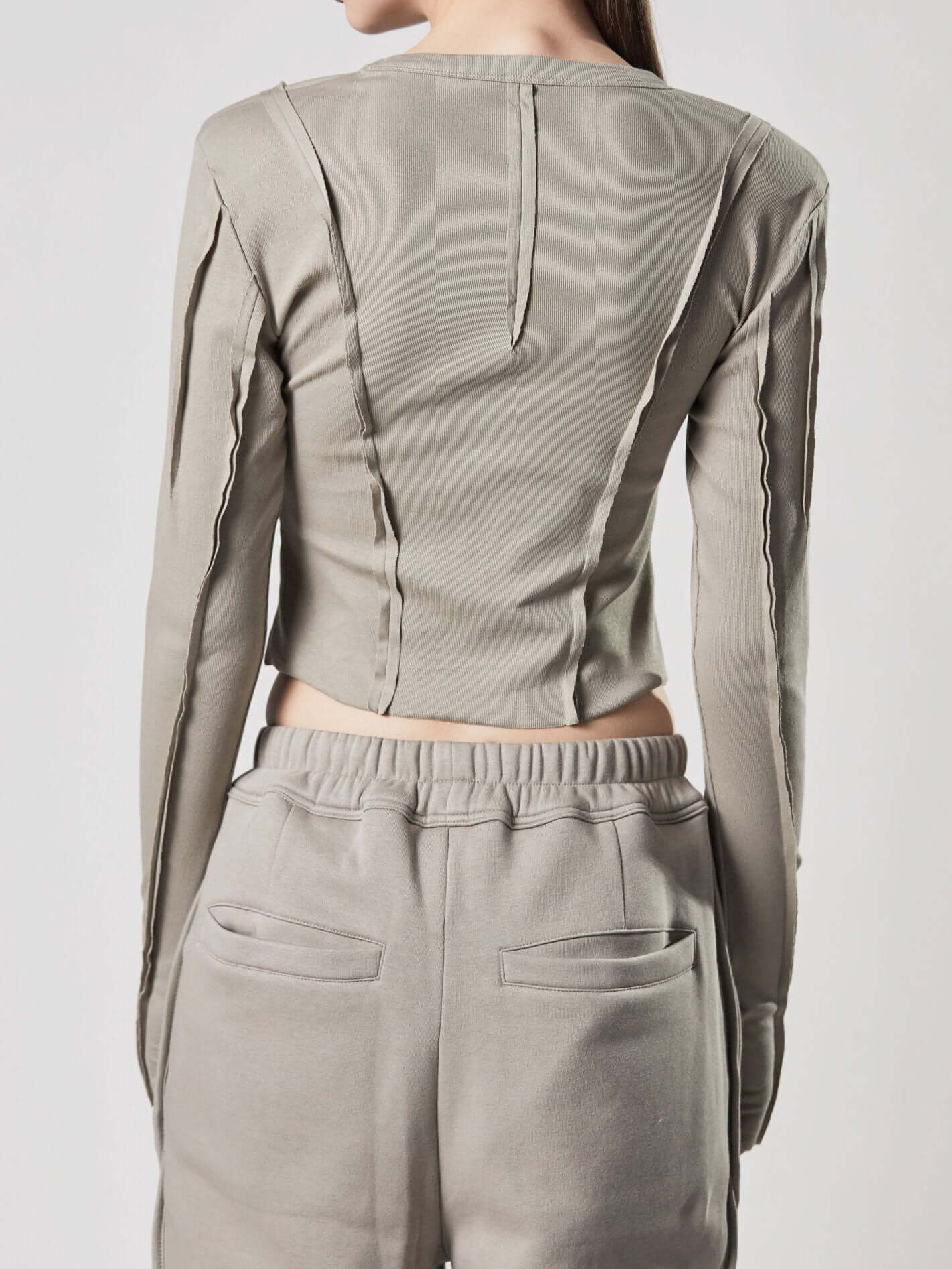 Cropped round neck T shirt - INN7