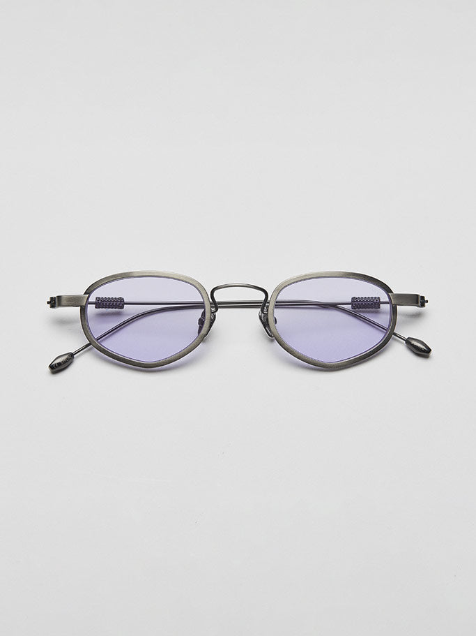 Titanium Oval Sunglasses