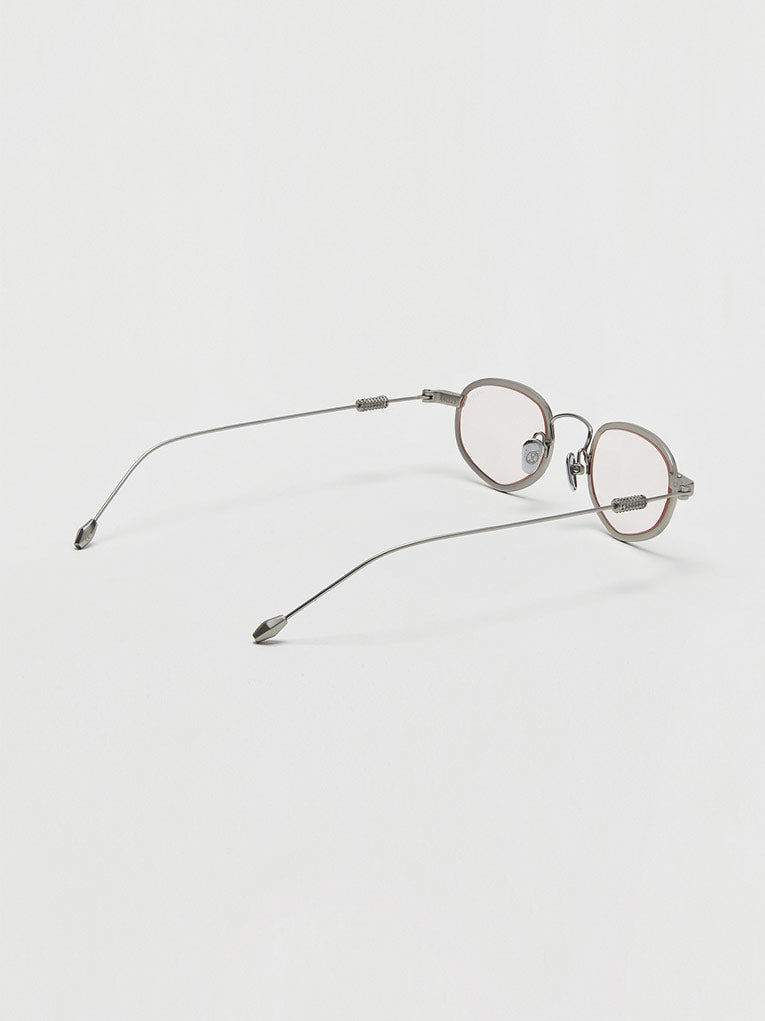 Titanium Oval Sunglasses