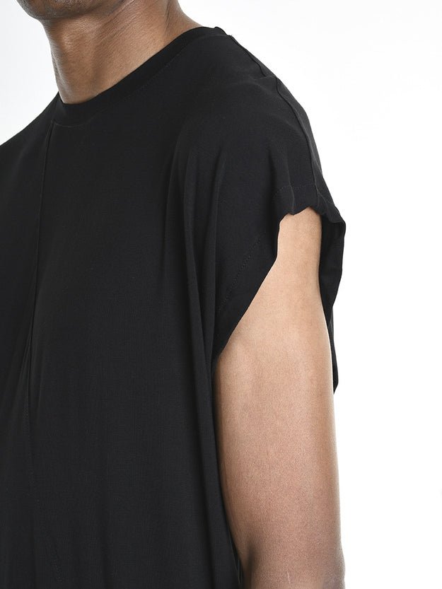 Asymmetric Cut Tank Top - by LA HAINE INSIDE US