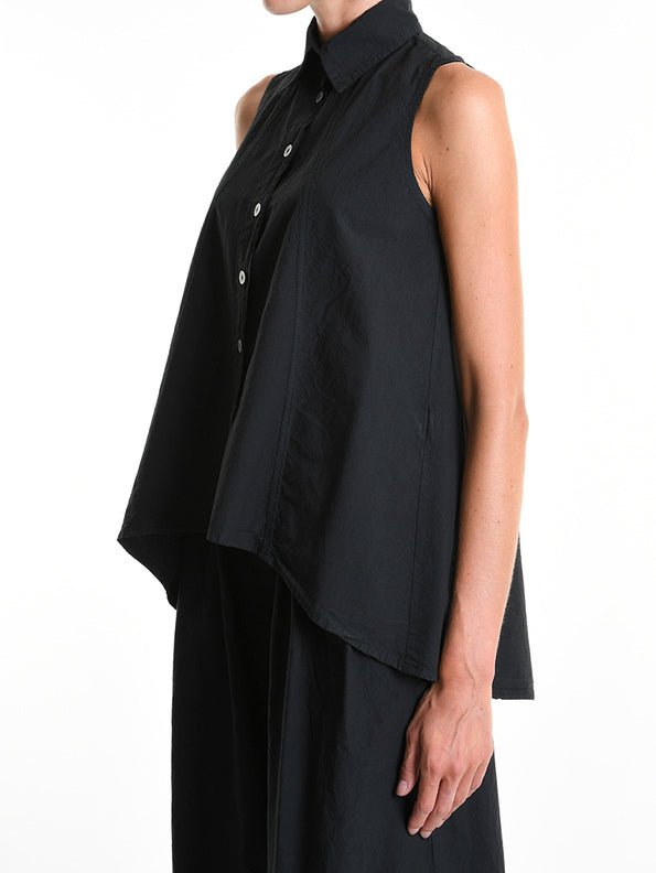 Asymmetrical Crumpled Shirt - by LA HAINE INSIDE US
