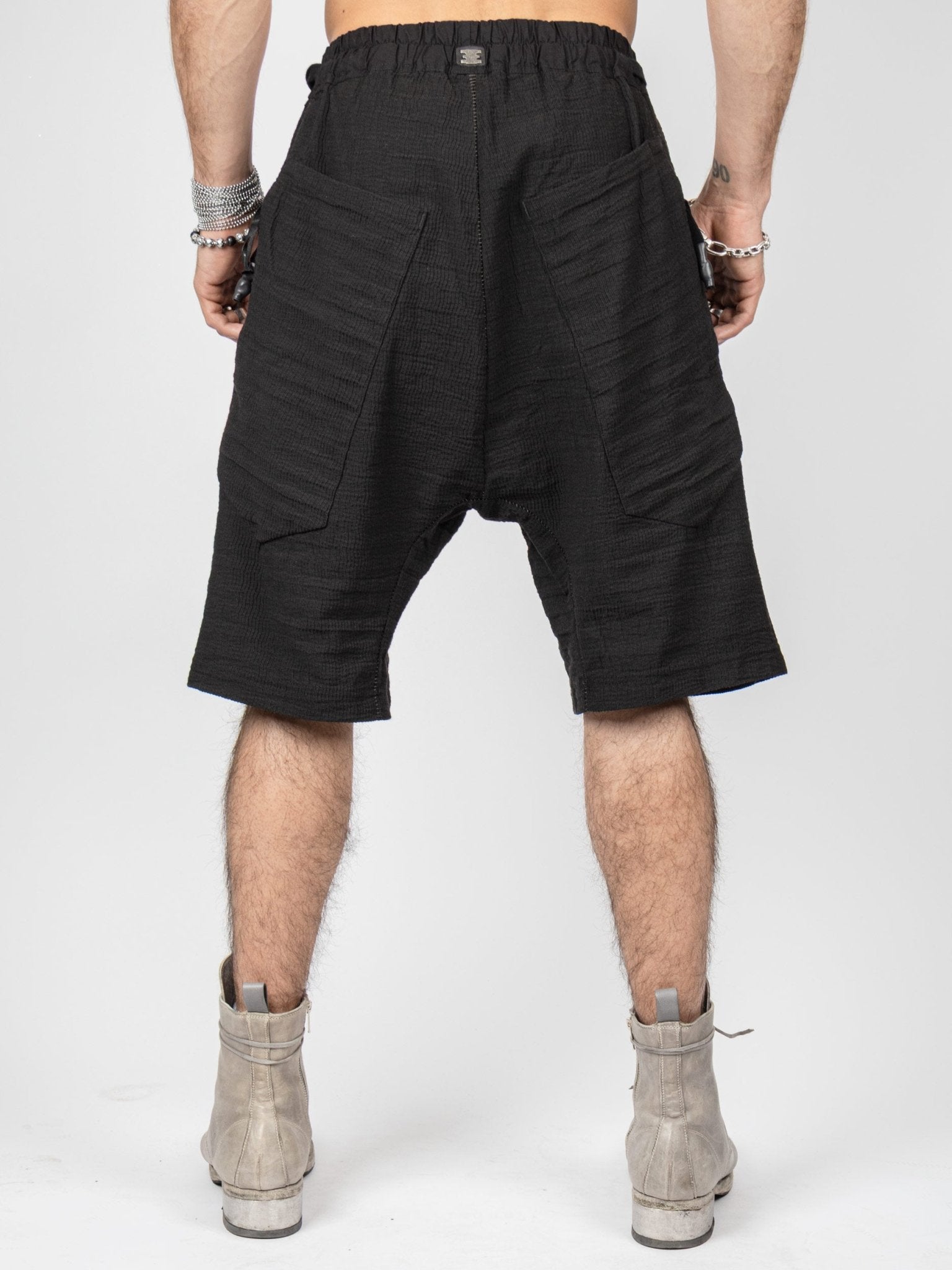 Bigshort Micro Ondes Organic Cotton Shorts — Black - by Isaac Sellam