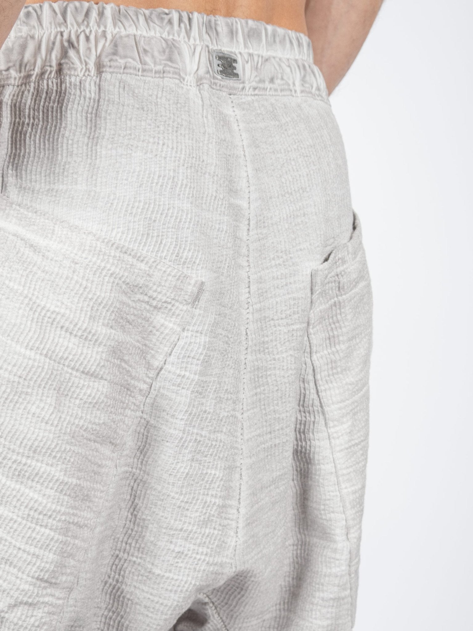 Bigshort Micro Ondes Organic Cotton Shorts — Silver - by Isaac Sellam