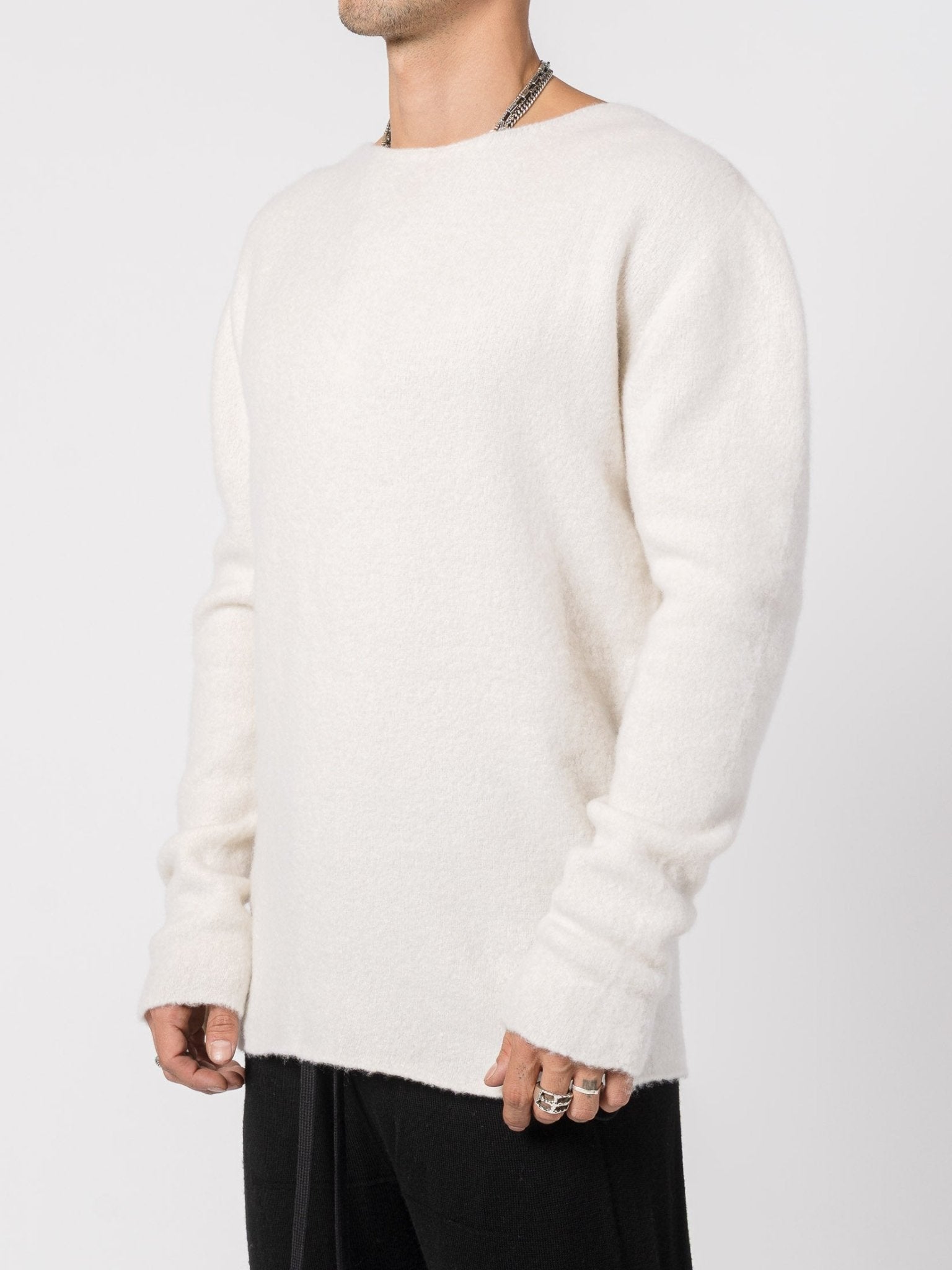 Brushed Cashmere Silk Blend Knit - by MD75