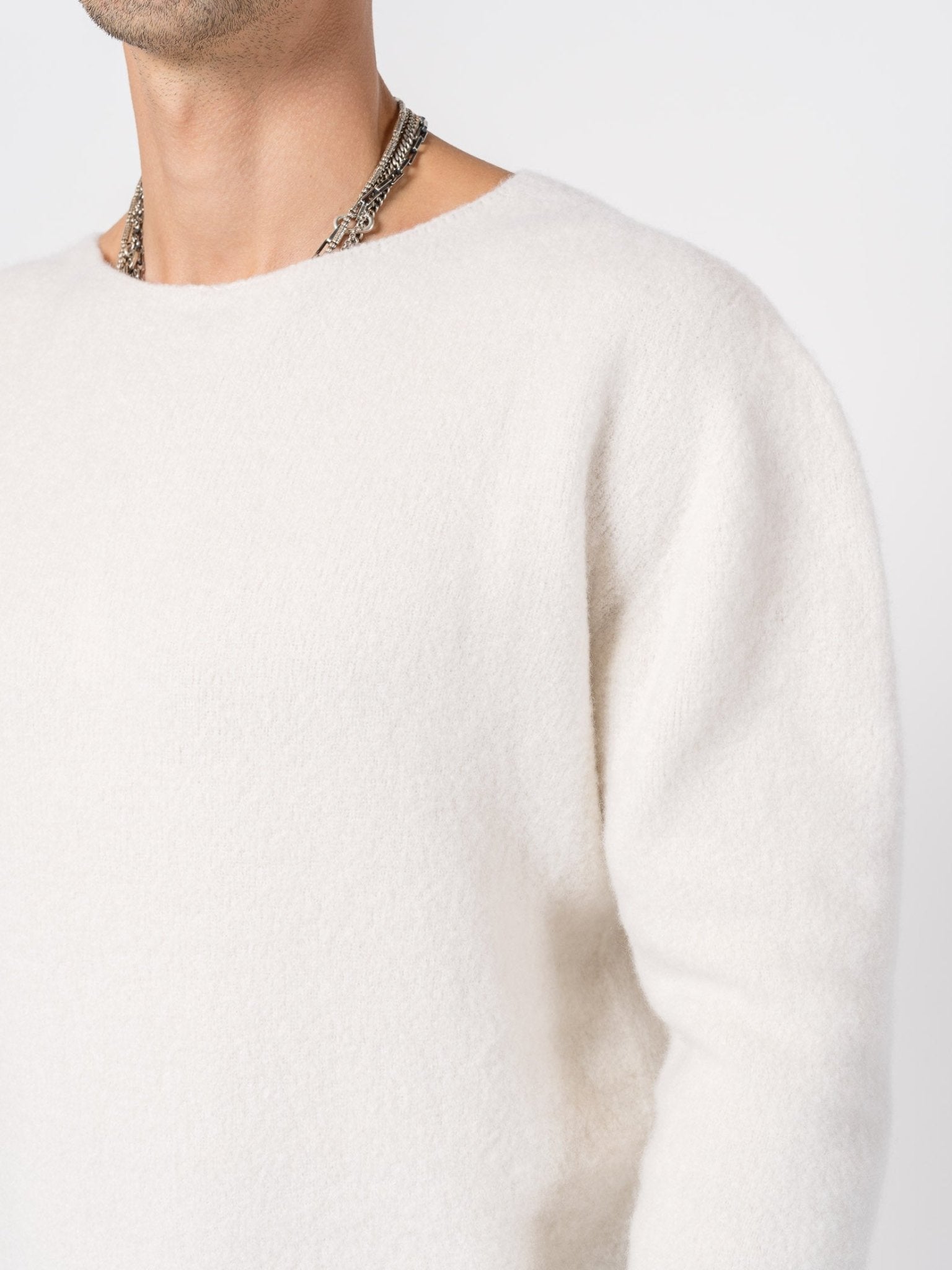 Brushed Cashmere Silk Blend Knit - by MD75