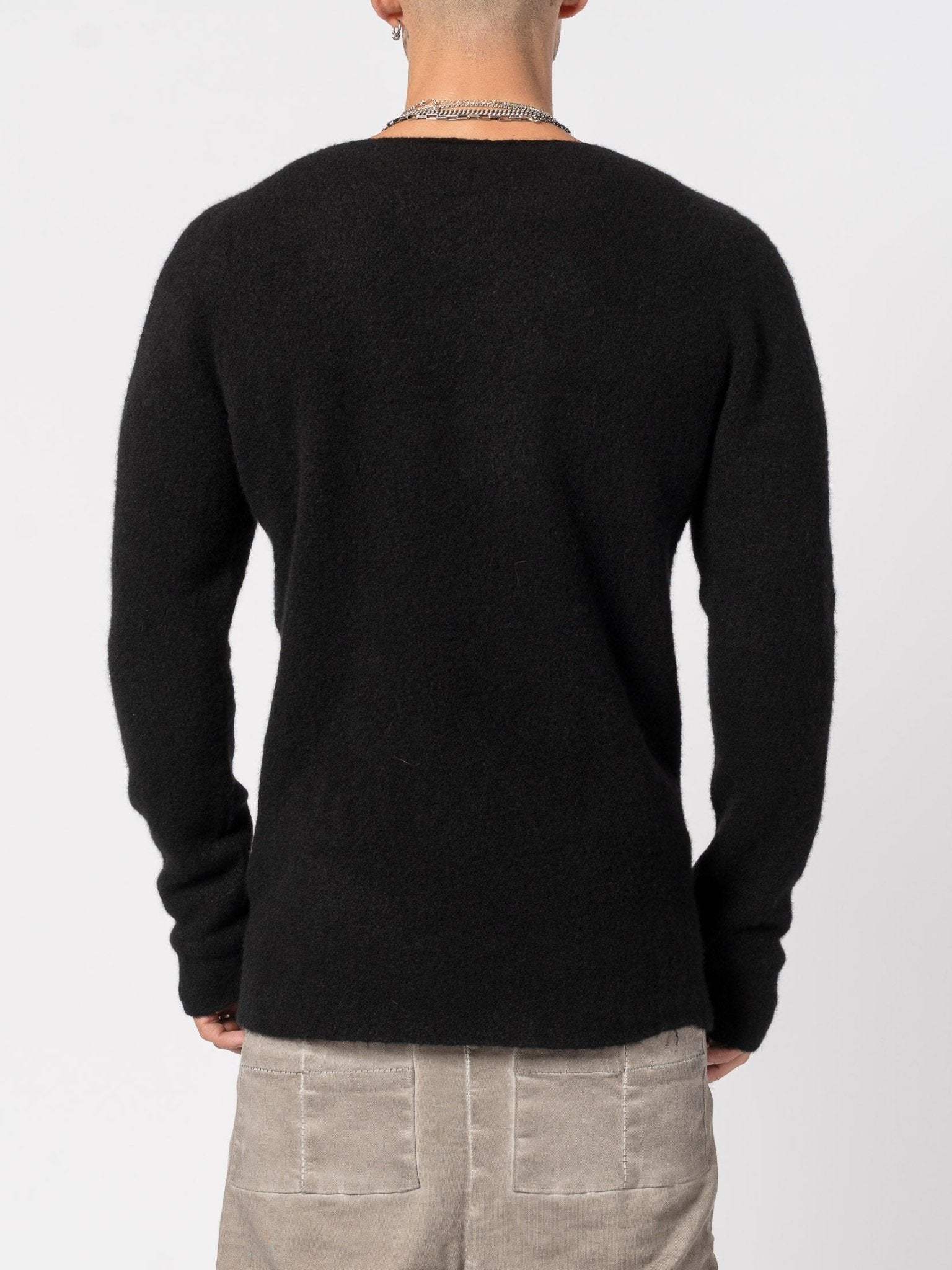 Brushed Cashmere Silk Blend Knit - by MD75