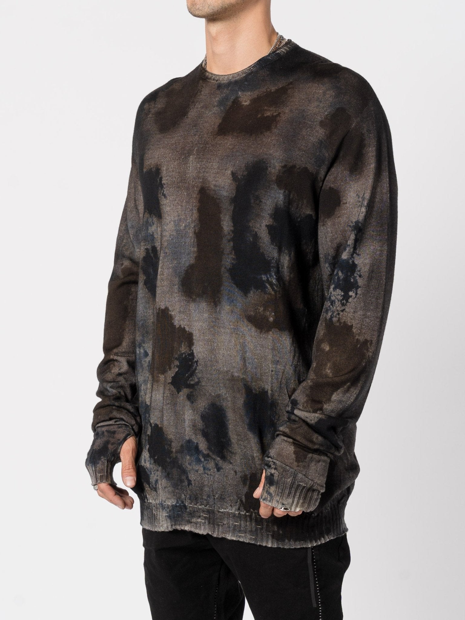 Camouflage Light Wool Knit - by MD75
