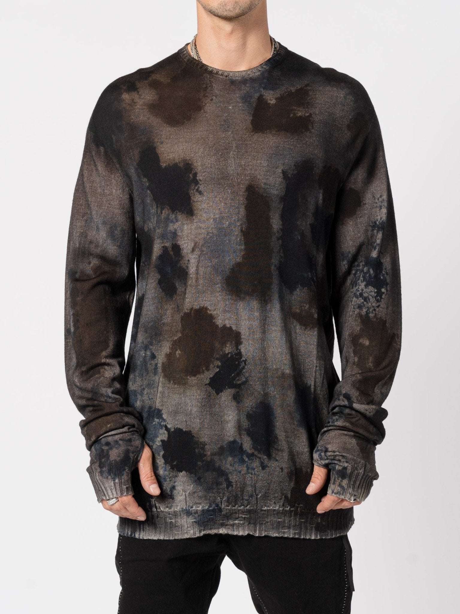 Camouflage Light Wool Knit - by MD75