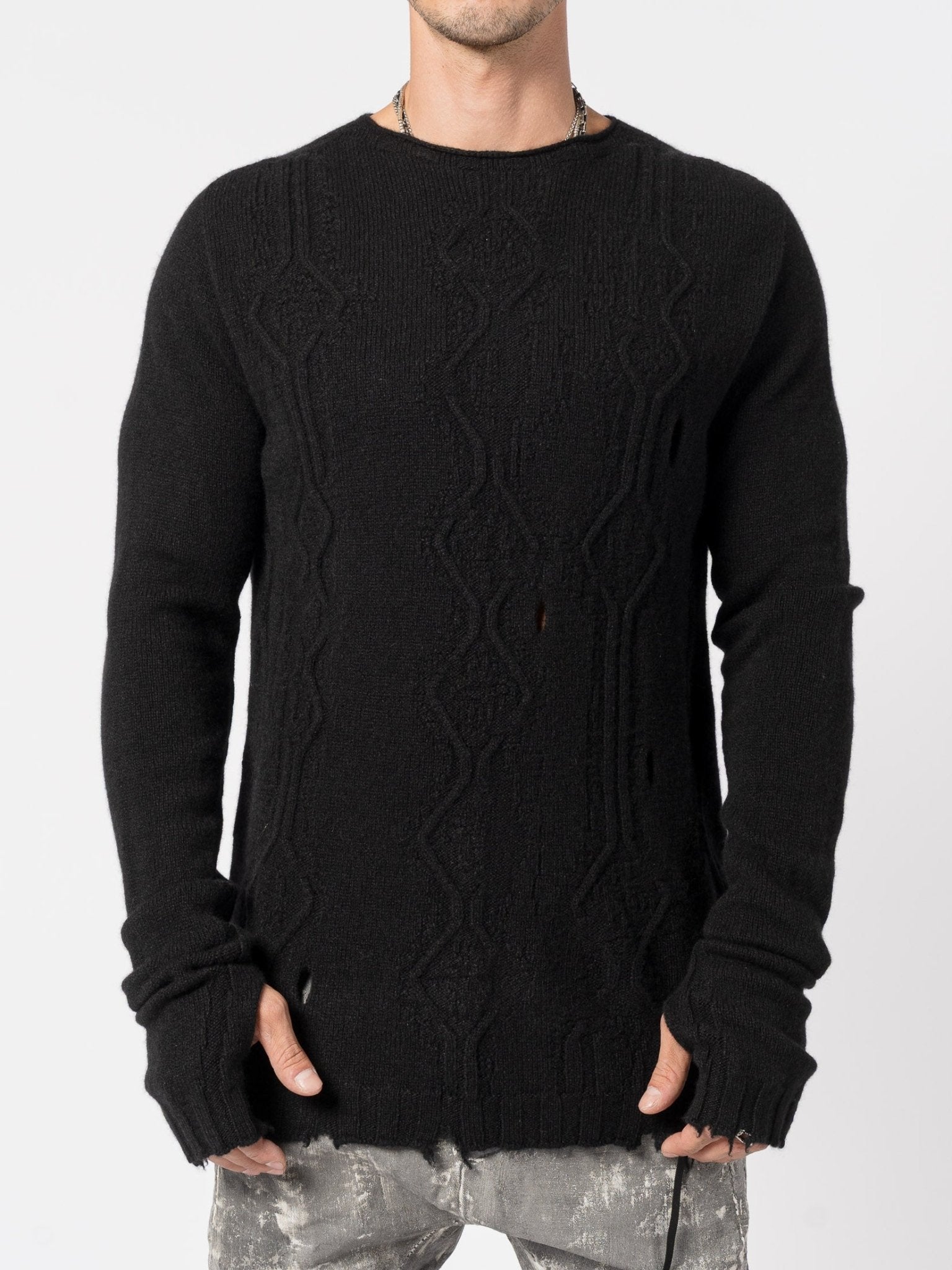 Cashmere Textured Knit - by MD75