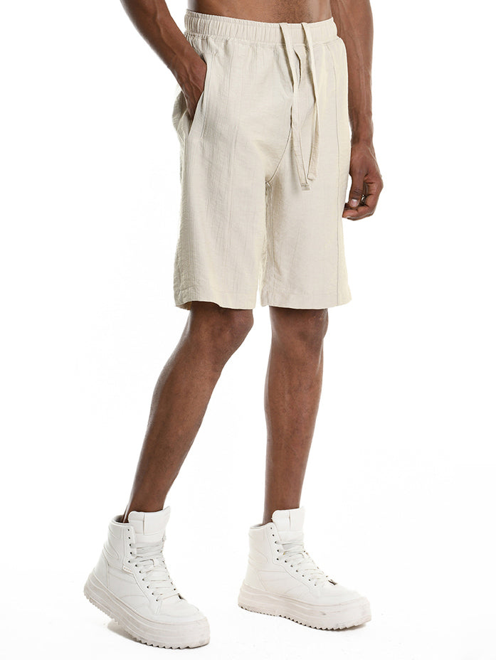 Embossed Bermuda Shorts