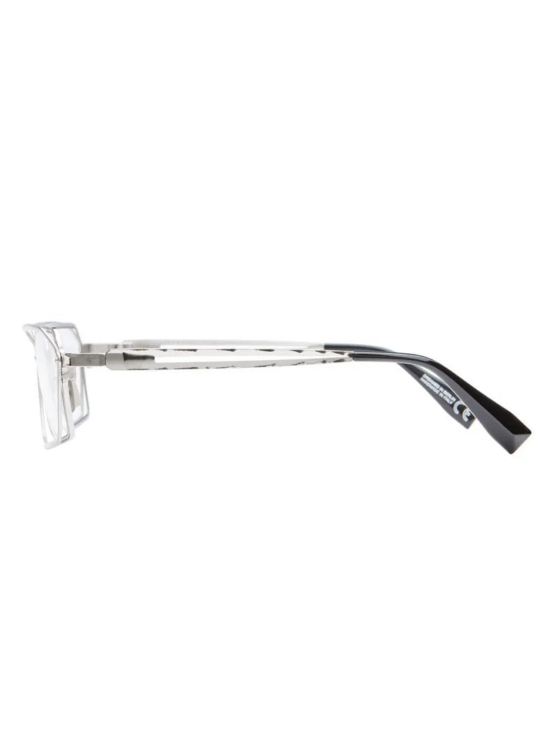 KUBORAUM H15 Silver Optical sunglasses, alternate angle.