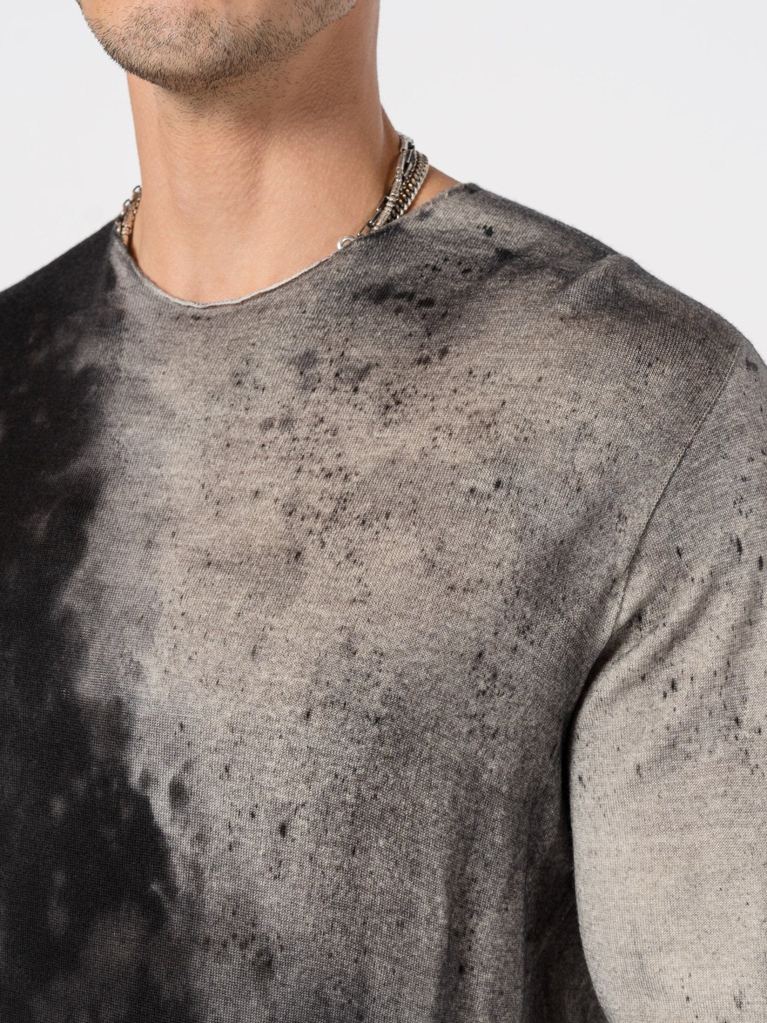 Light Wool Knit with Salt Treatment - by MD75