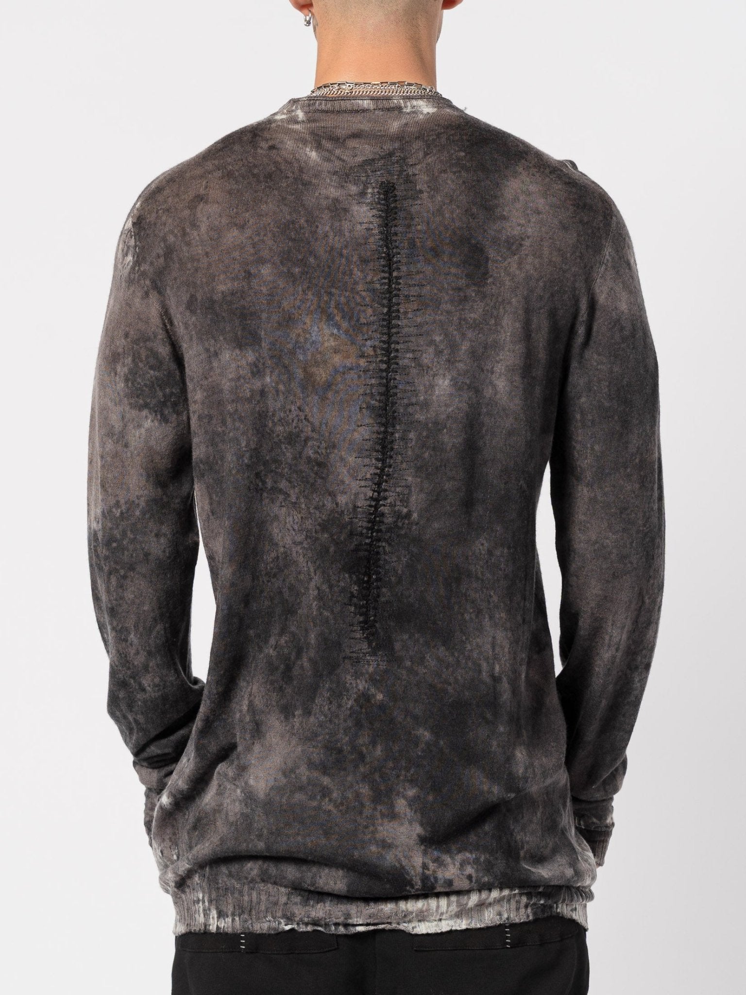 Light Wool Knit with Sponged Dyeing - by MD75