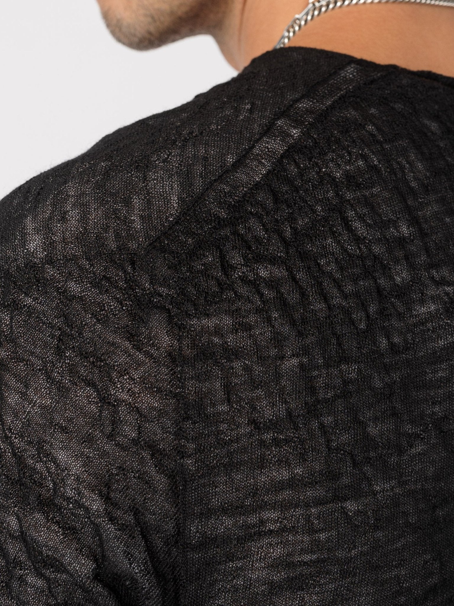 Lightweight Twist - Wool Long Sleeve Top - by MD75