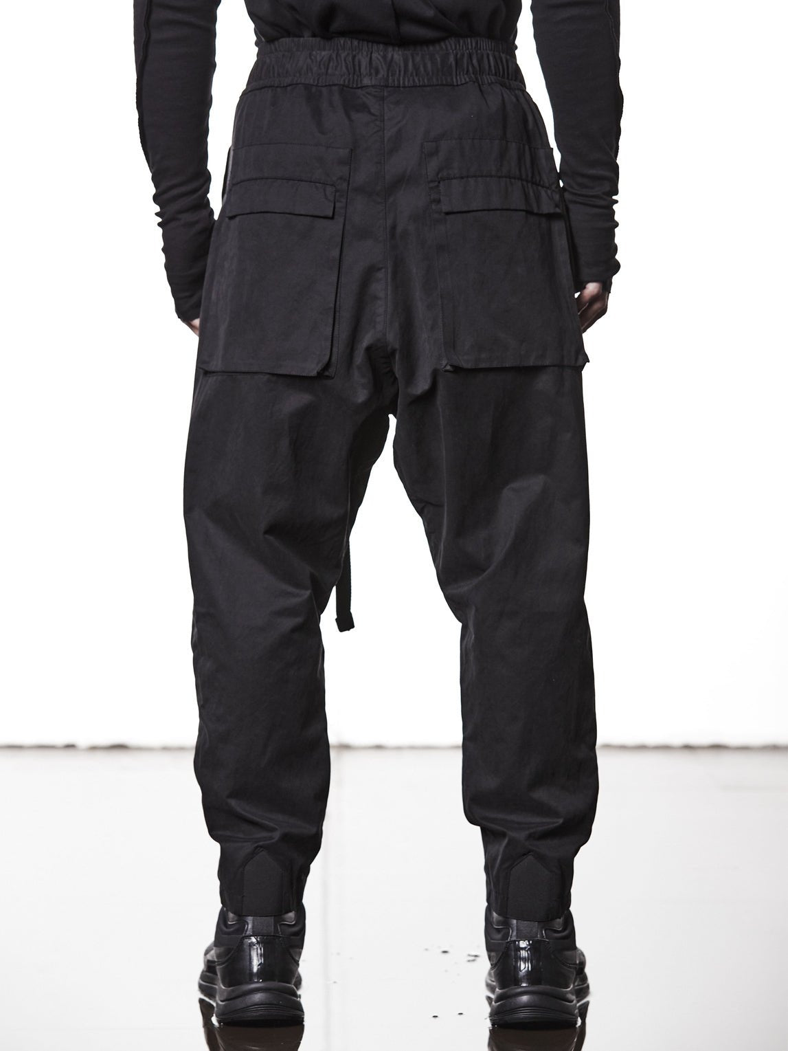 Low Crotch Cotton - Blend Trousers - by THOM KROM