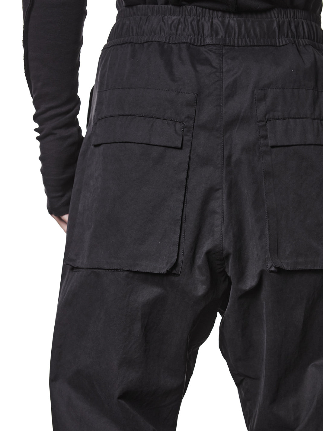 Low Crotch Cotton - Blend Trousers - by THOM KROM