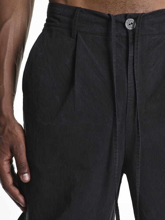 Lyocell Elastic Waist Trousers - by LA HAINE INSIDE US