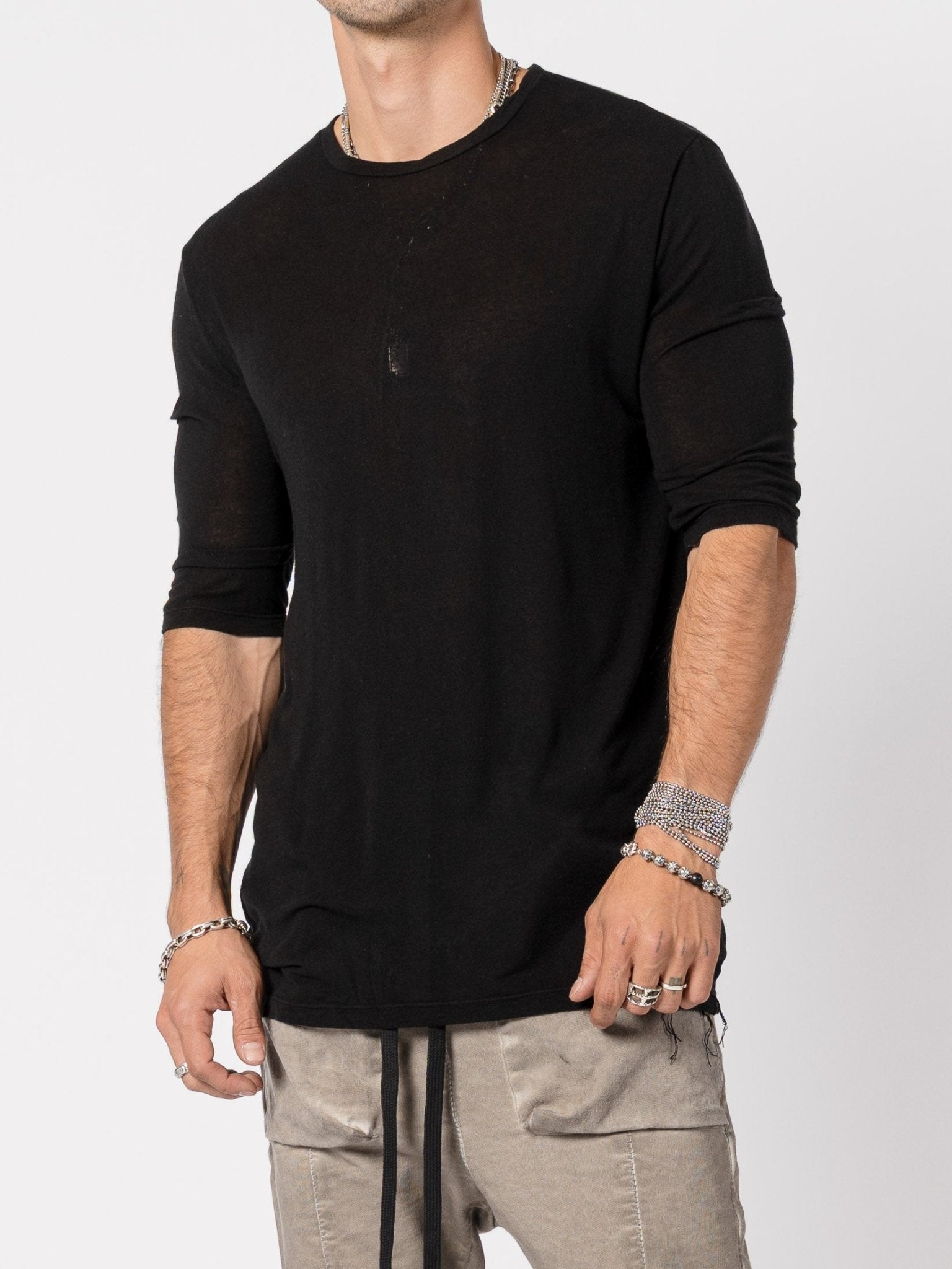 Modal Cashmere Blend Tee - by MD75