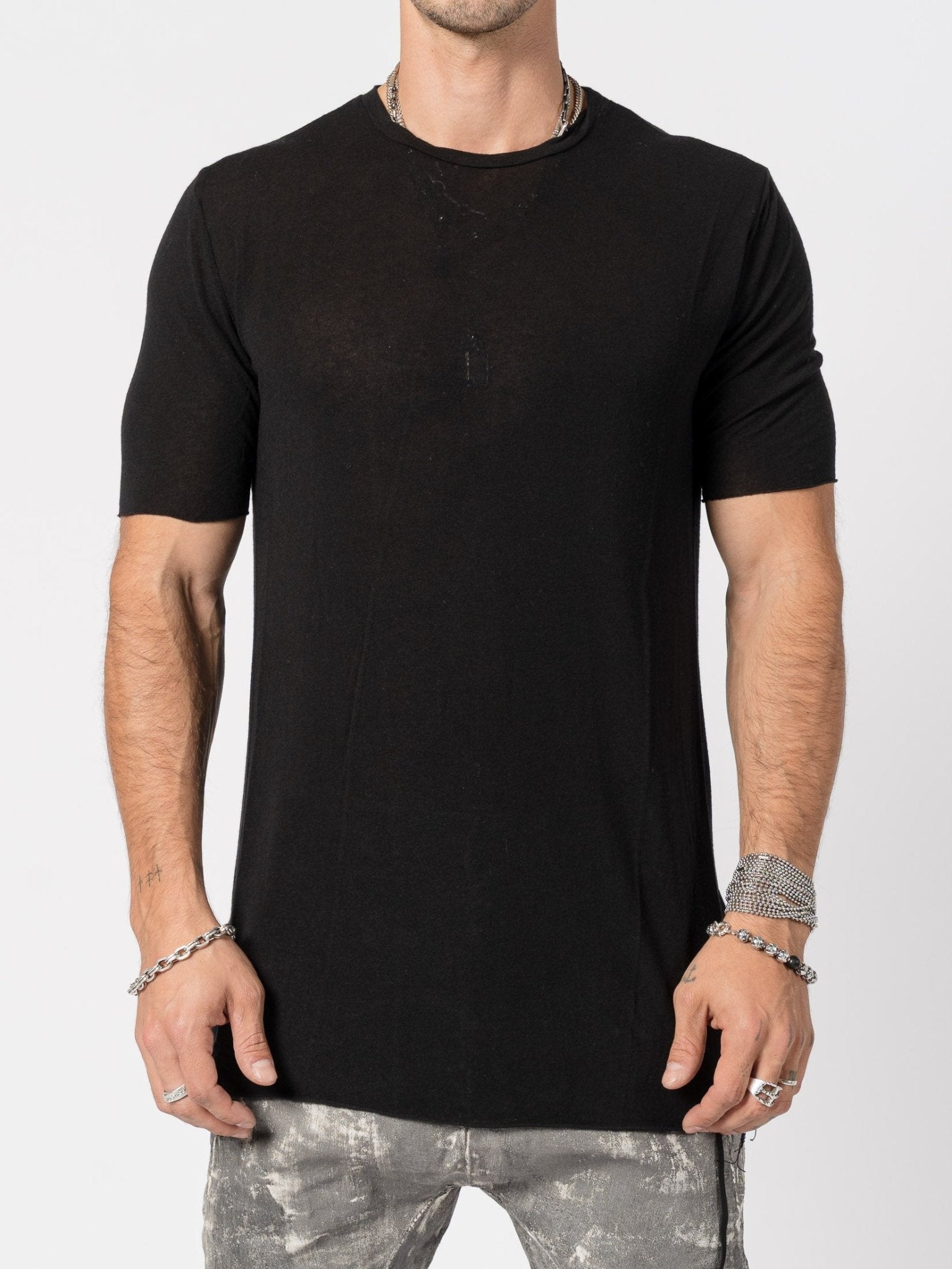 Modal Cashmere Blend Tee - by MD75