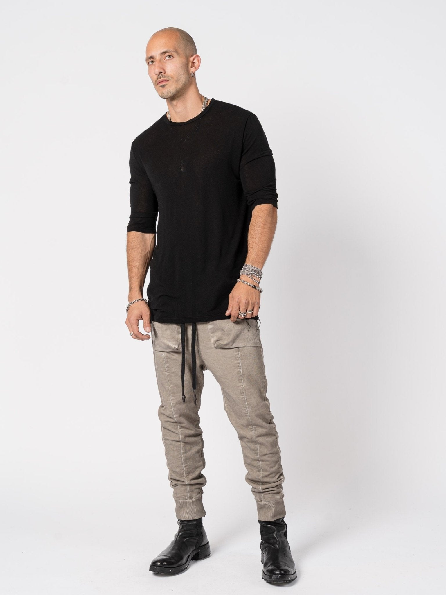 Modal Cashmere Blend Tee - by MD75