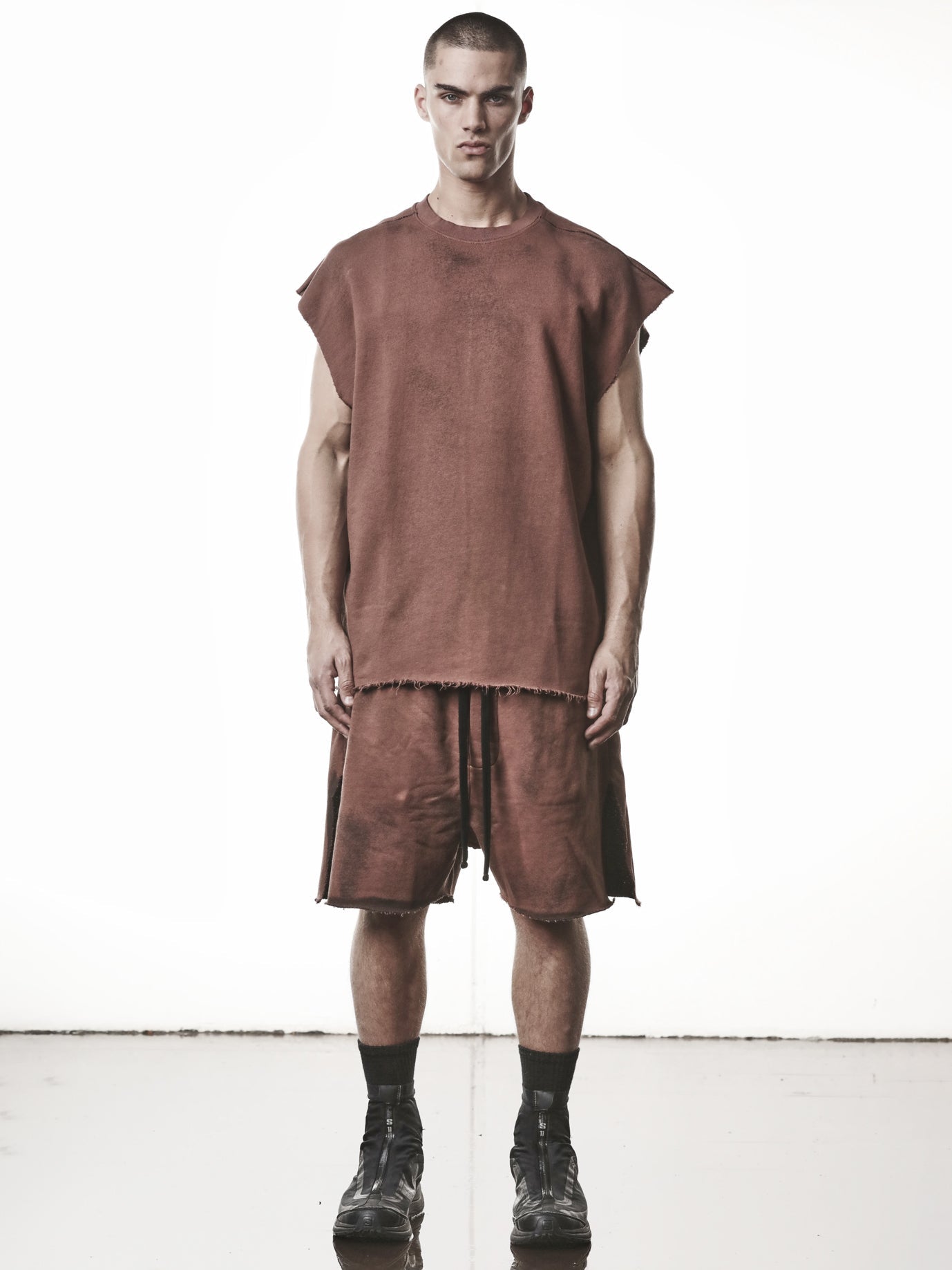 Oversized Raw Sweat Top - by THOM KROM