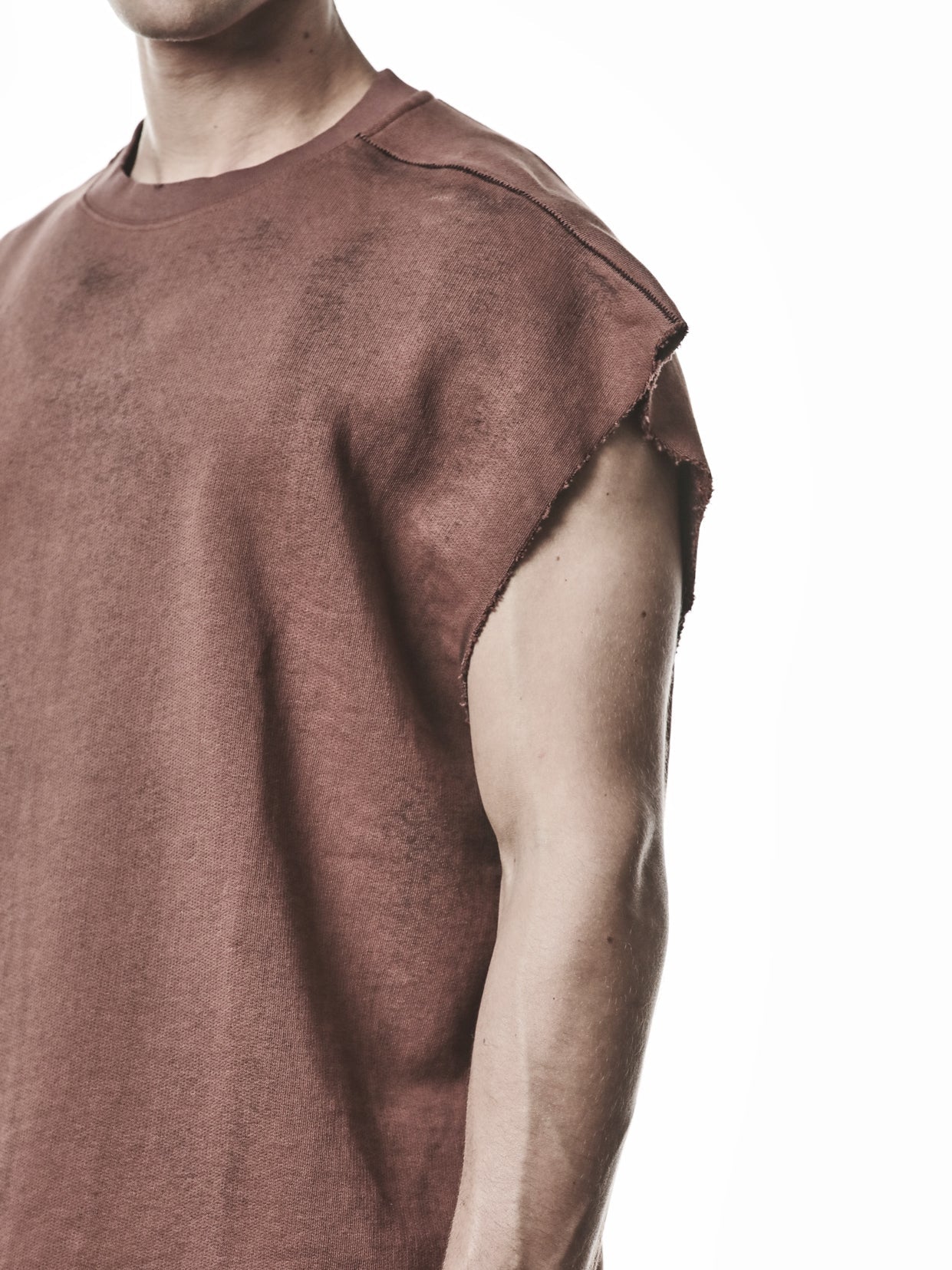 Oversized Raw Sweat Top - by THOM KROM