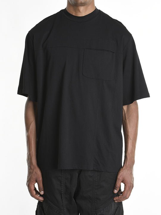 Oversized T-Shirt with Front Pocket - by LA HAINE INSIDE US