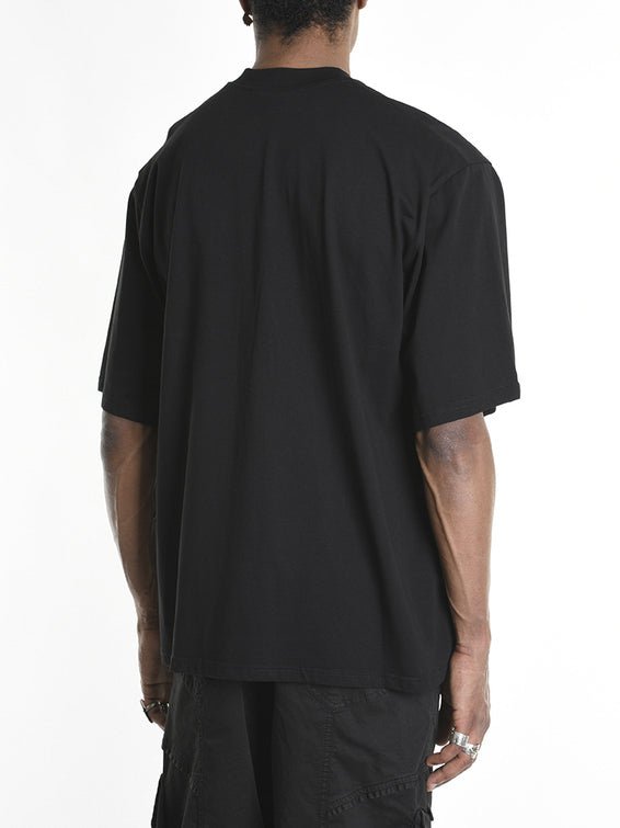 Oversized T-Shirt with Front Pocket - by LA HAINE INSIDE US