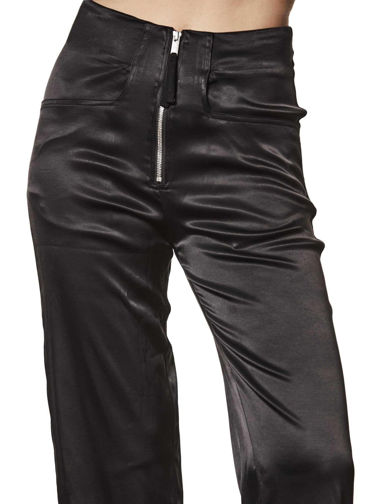 Satin Look Trousers - by THOM KROM