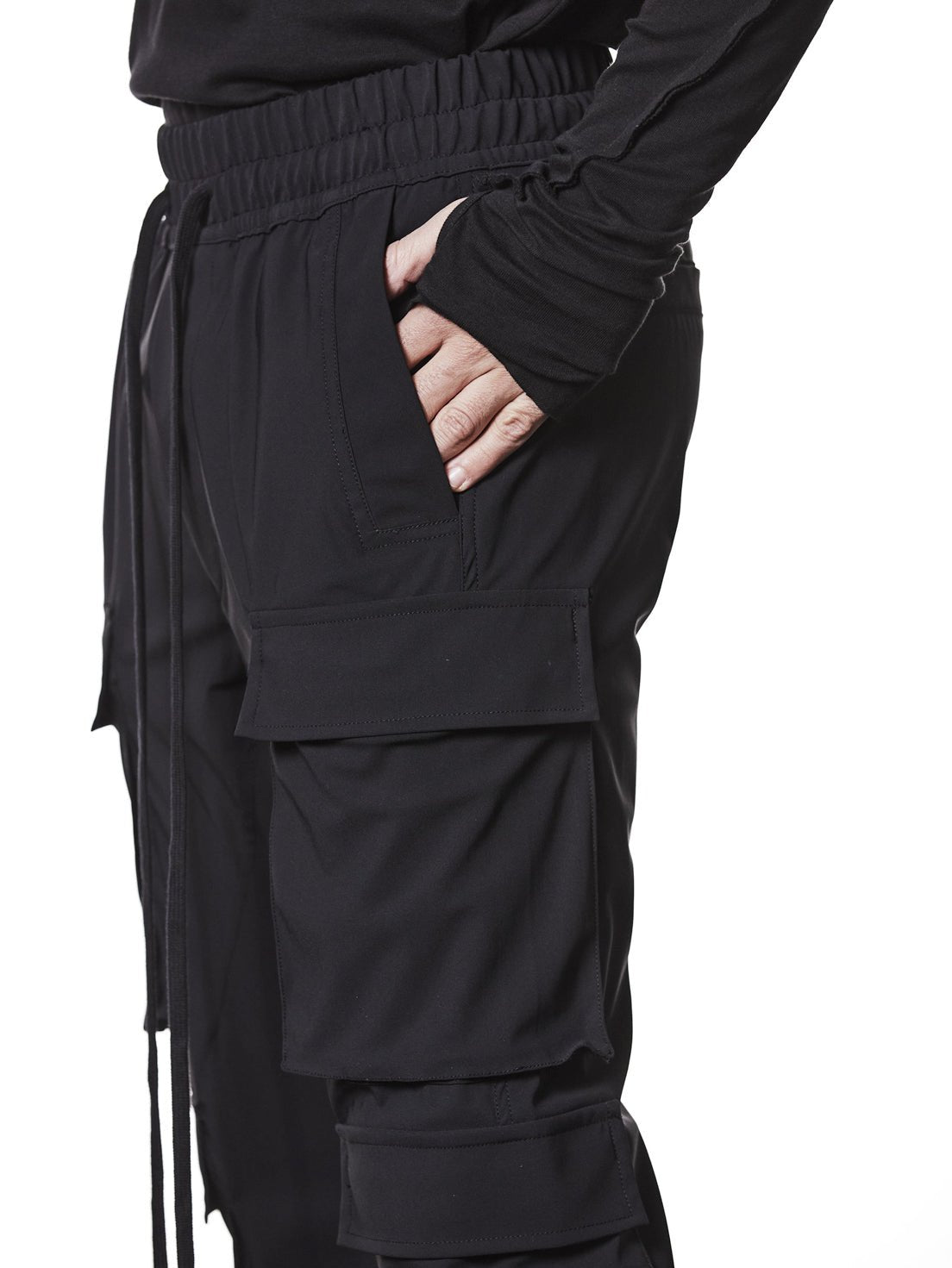 Slim Technical Cargo Trousers - by THOM KROM