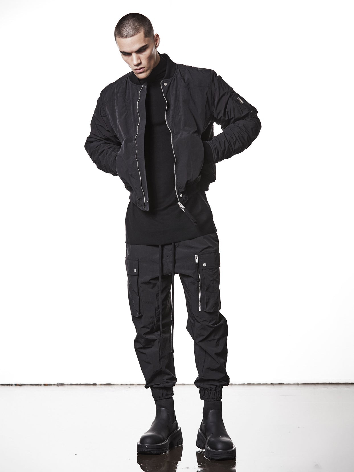 Technical Bomber Jacket - by THOM KROM