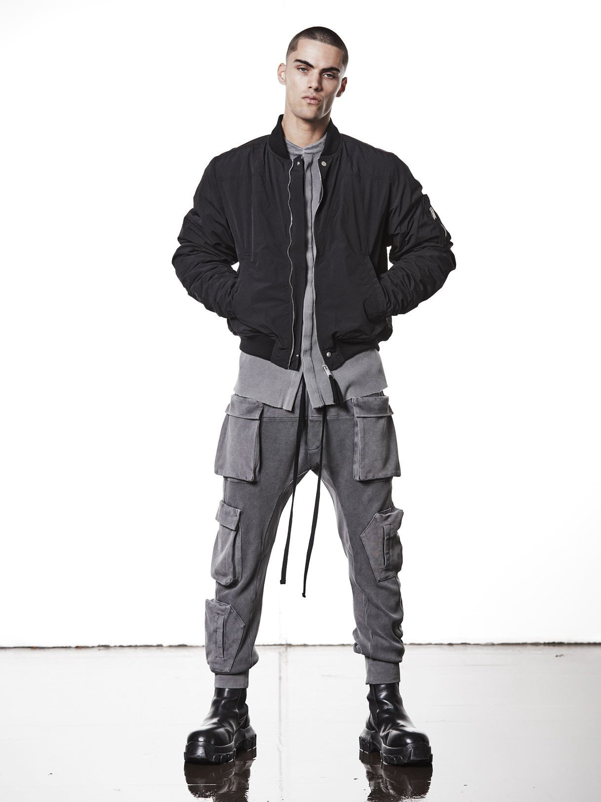Technical Bomber Jacket - by THOM KROM