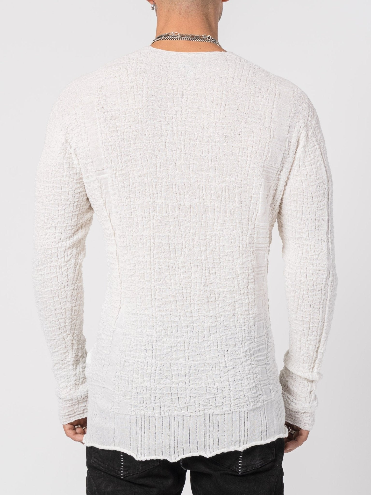 Textured Mixed - Fabric Knit - by MD75