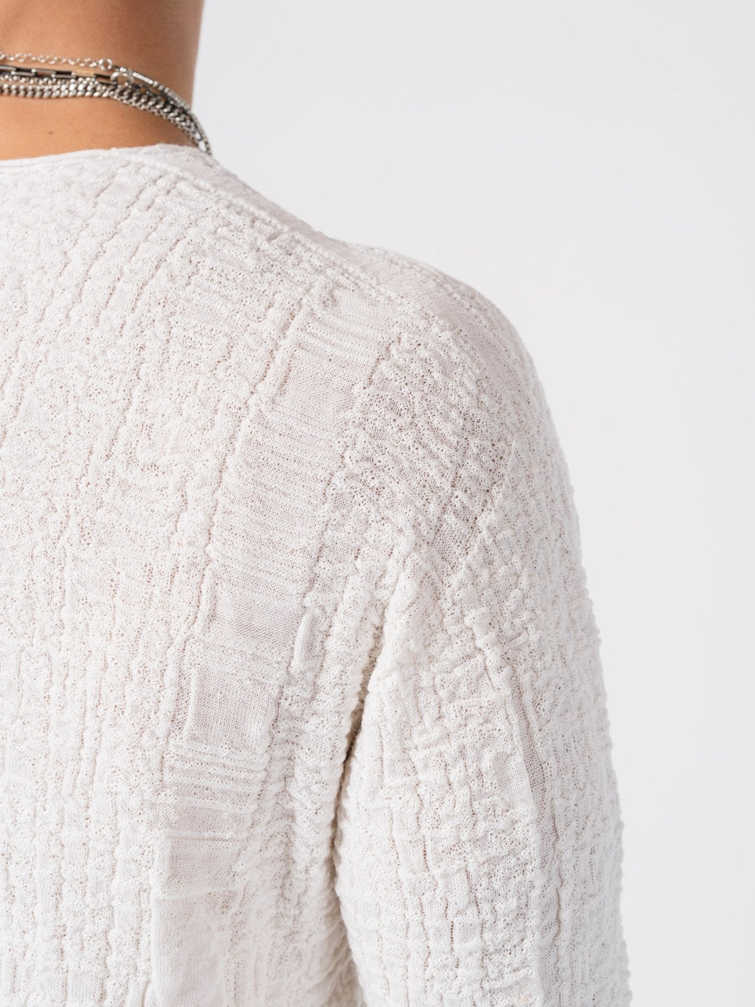 Textured Mixed - Fabric Knit - by MD75