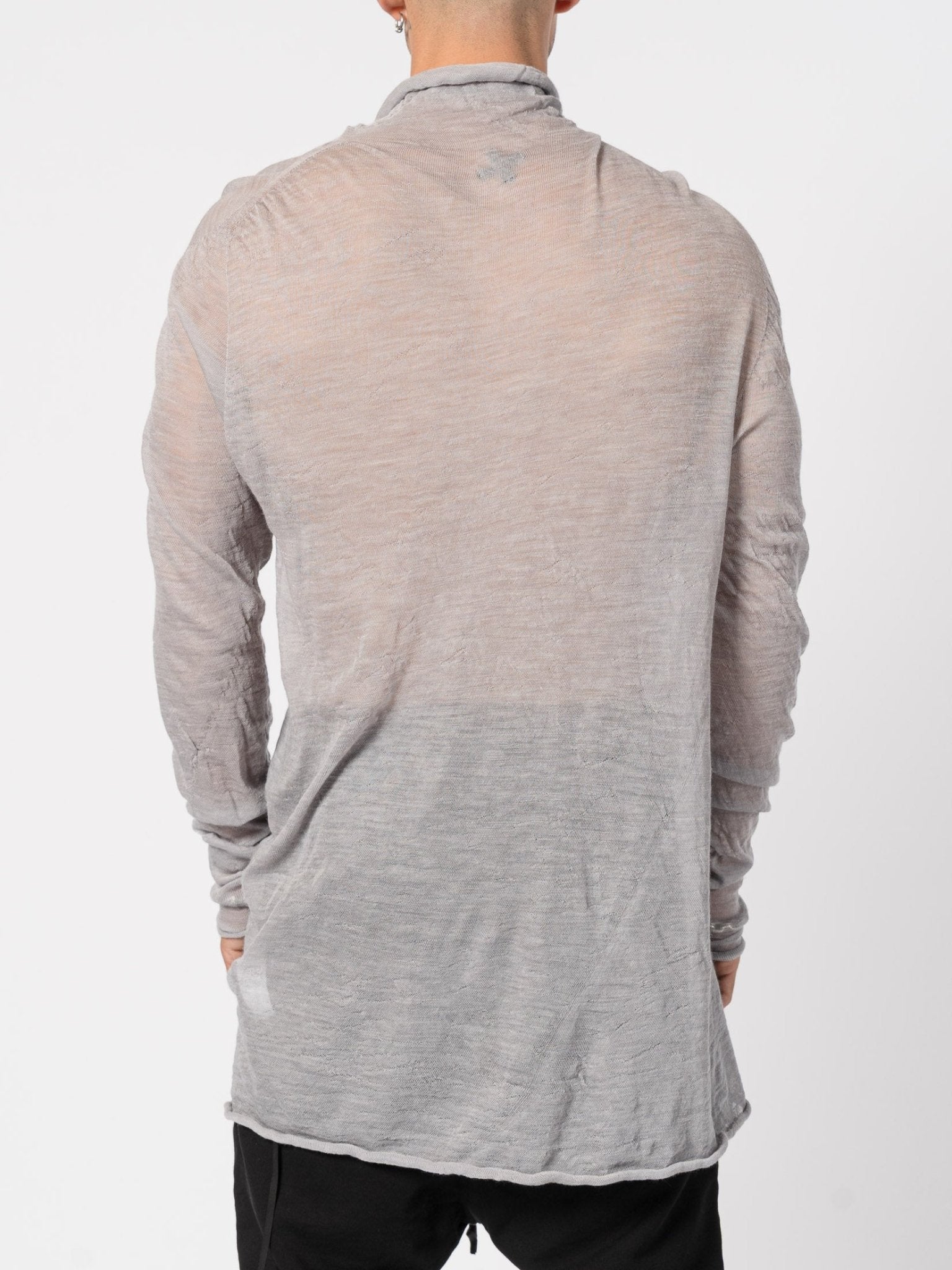 Thin Wool High Neck Knit - by MD75