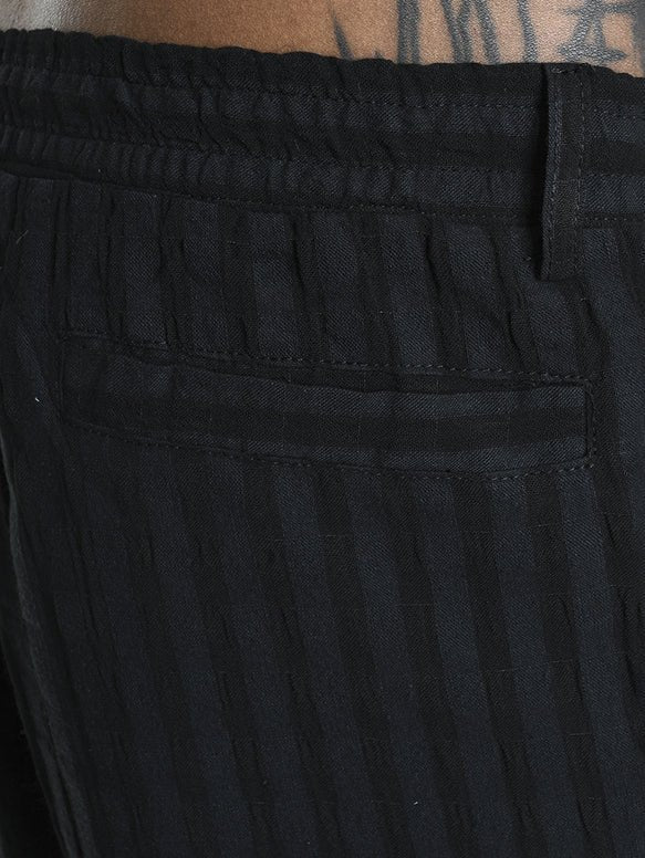 Viscose - Cotton Pleated Trousers - by LA HAINE INSIDE US