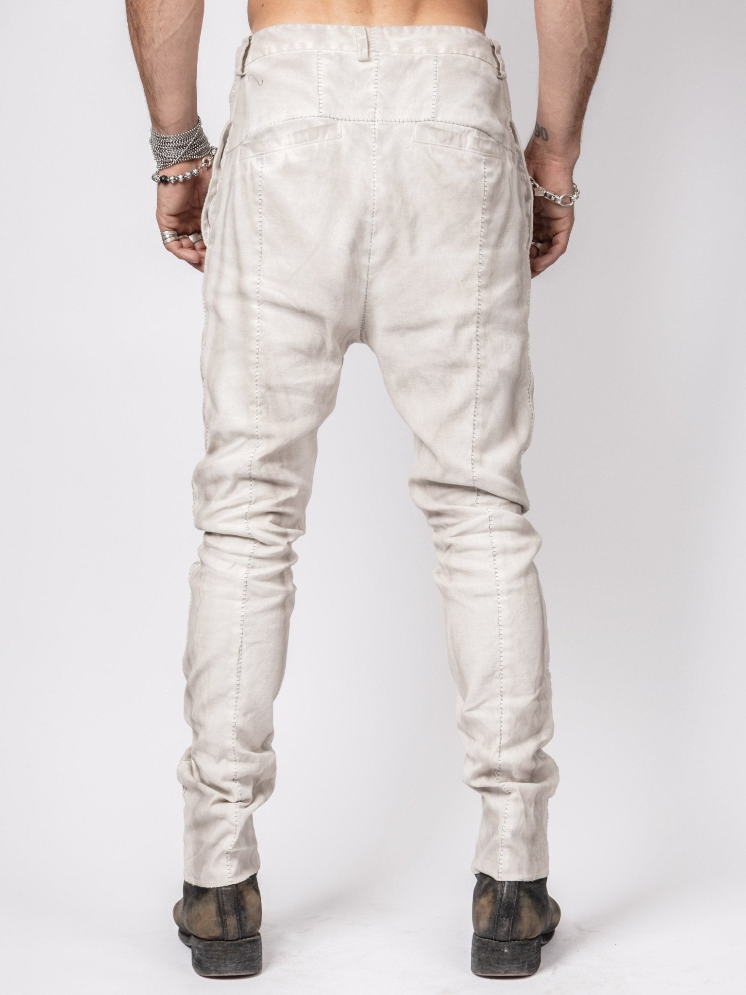 Washed Cotton Trousers - by MD75