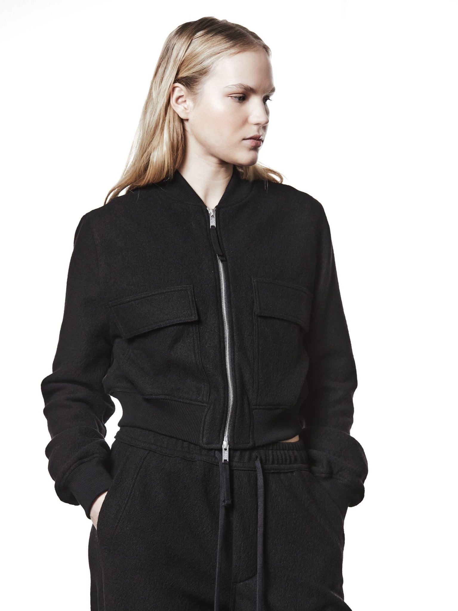 Wool Bomber Jacket - by THOM KROM